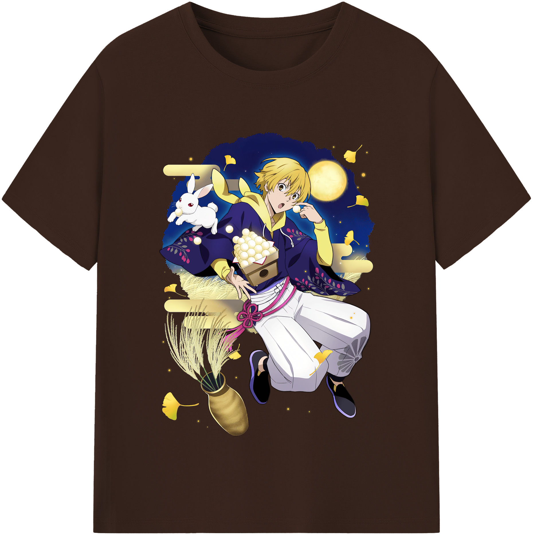 （画像用） 文豪ストレイドッグス Bungo Stray Dogs 綿100％半袖Tシャツ（フロントプリント）