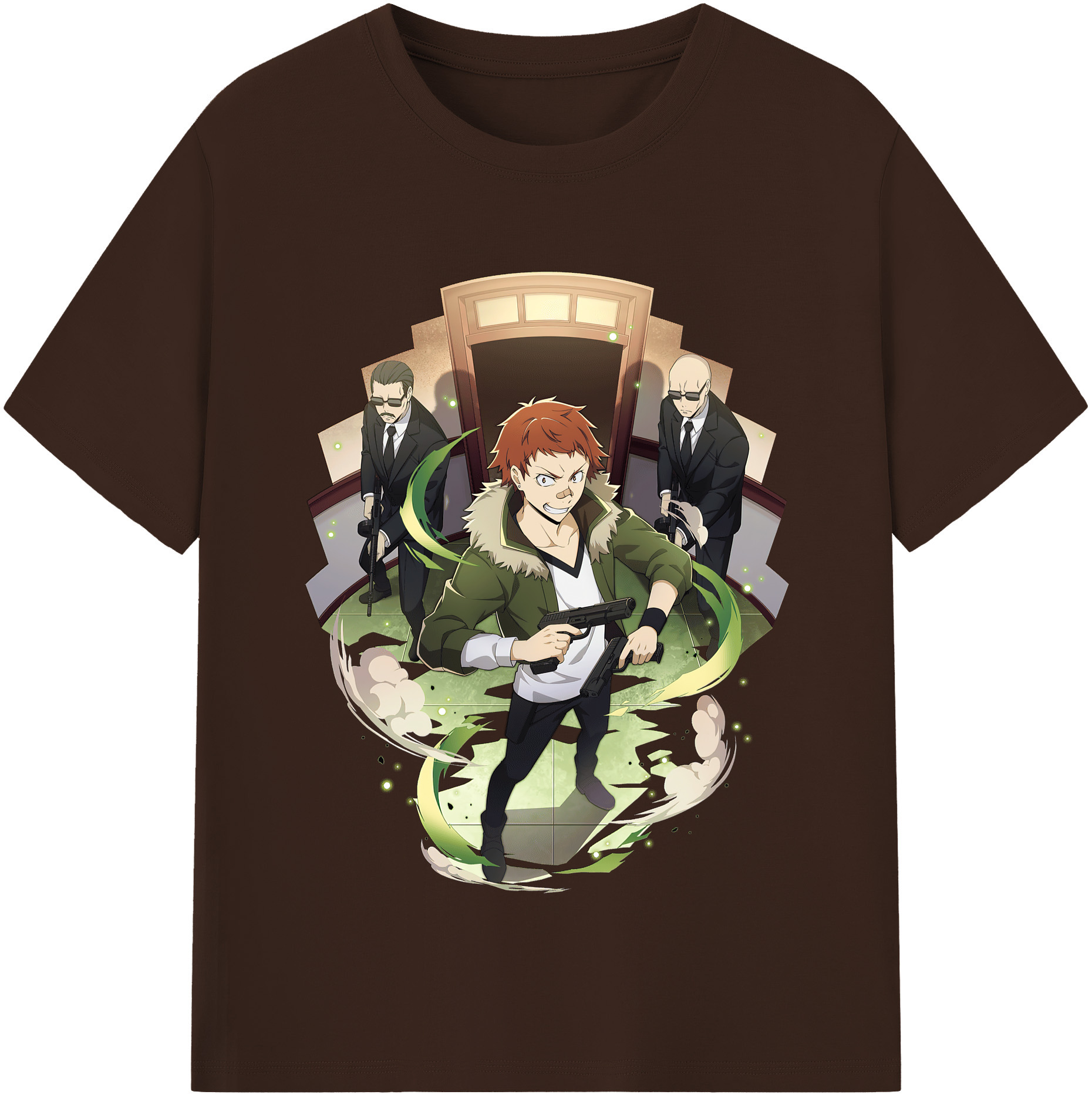 （画像用） 文豪ストレイドッグス Bungo Stray Dogs 綿100％半袖Tシャツ（フロントプリント）