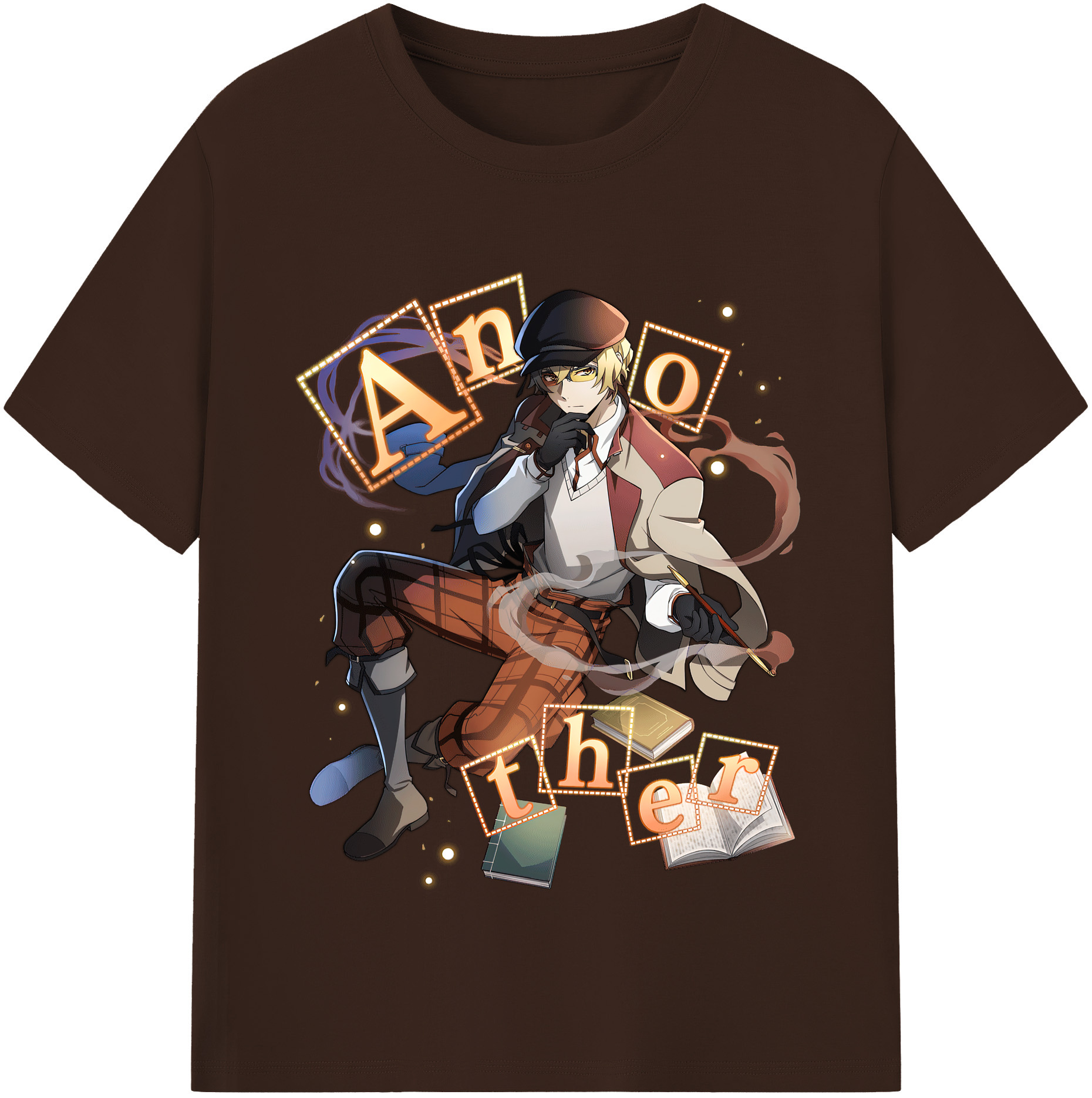 （画像用） 文豪ストレイドッグス Bungo Stray Dogs 綿100％半袖Tシャツ（フロントプリント）