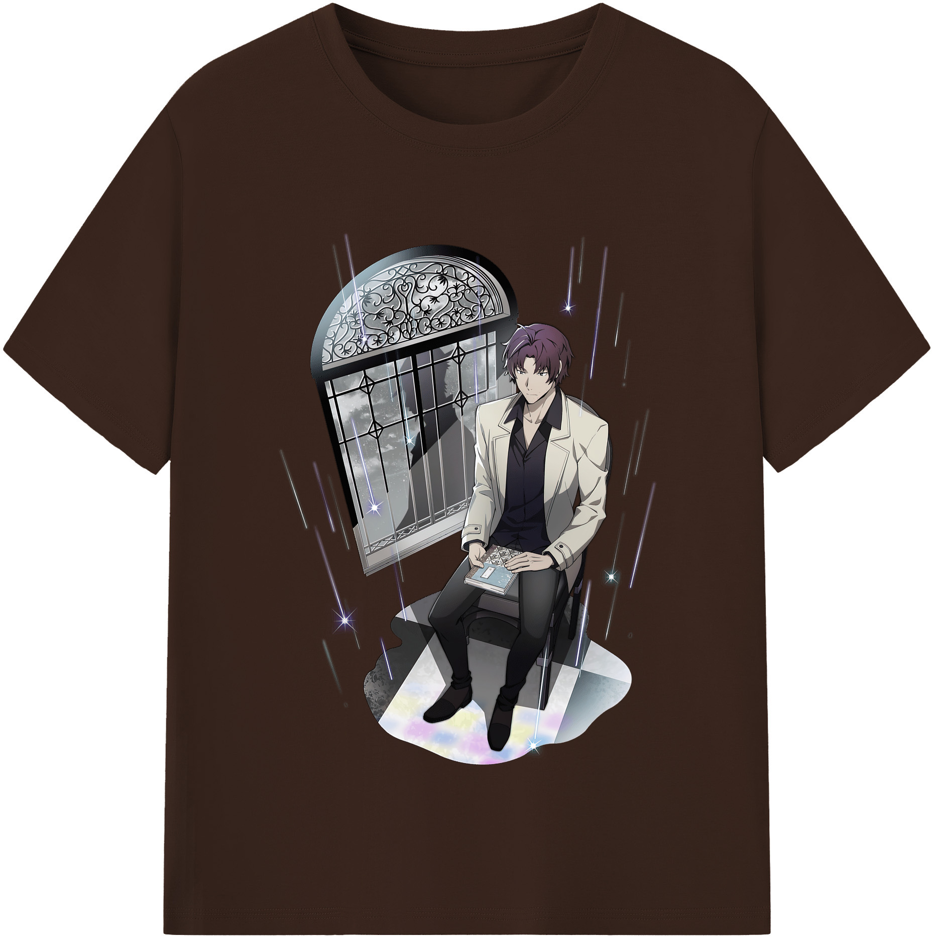 （画像用） 文豪ストレイドッグス Bungo Stray Dogs 綿100％半袖Tシャツ（フロントプリント）