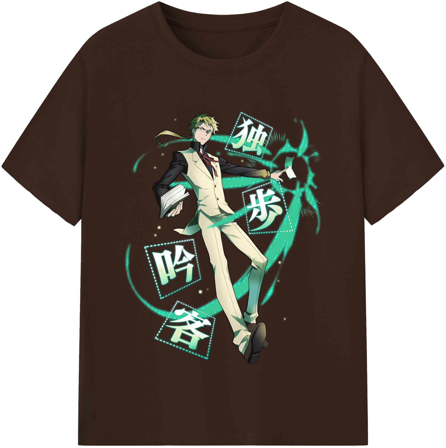 （画像用） 文豪ストレイドッグス Bungo Stray Dogs 綿100％半袖Tシャツ（フロントプリント）