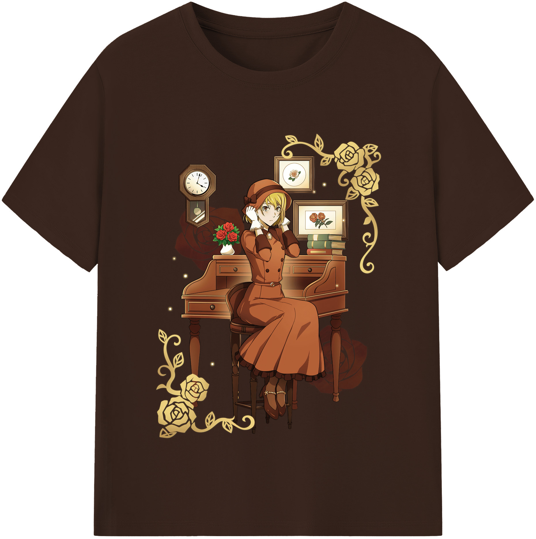 （画像用） 文豪ストレイドッグス Bungo Stray Dogs 綿100％半袖Tシャツ（フロントプリント）