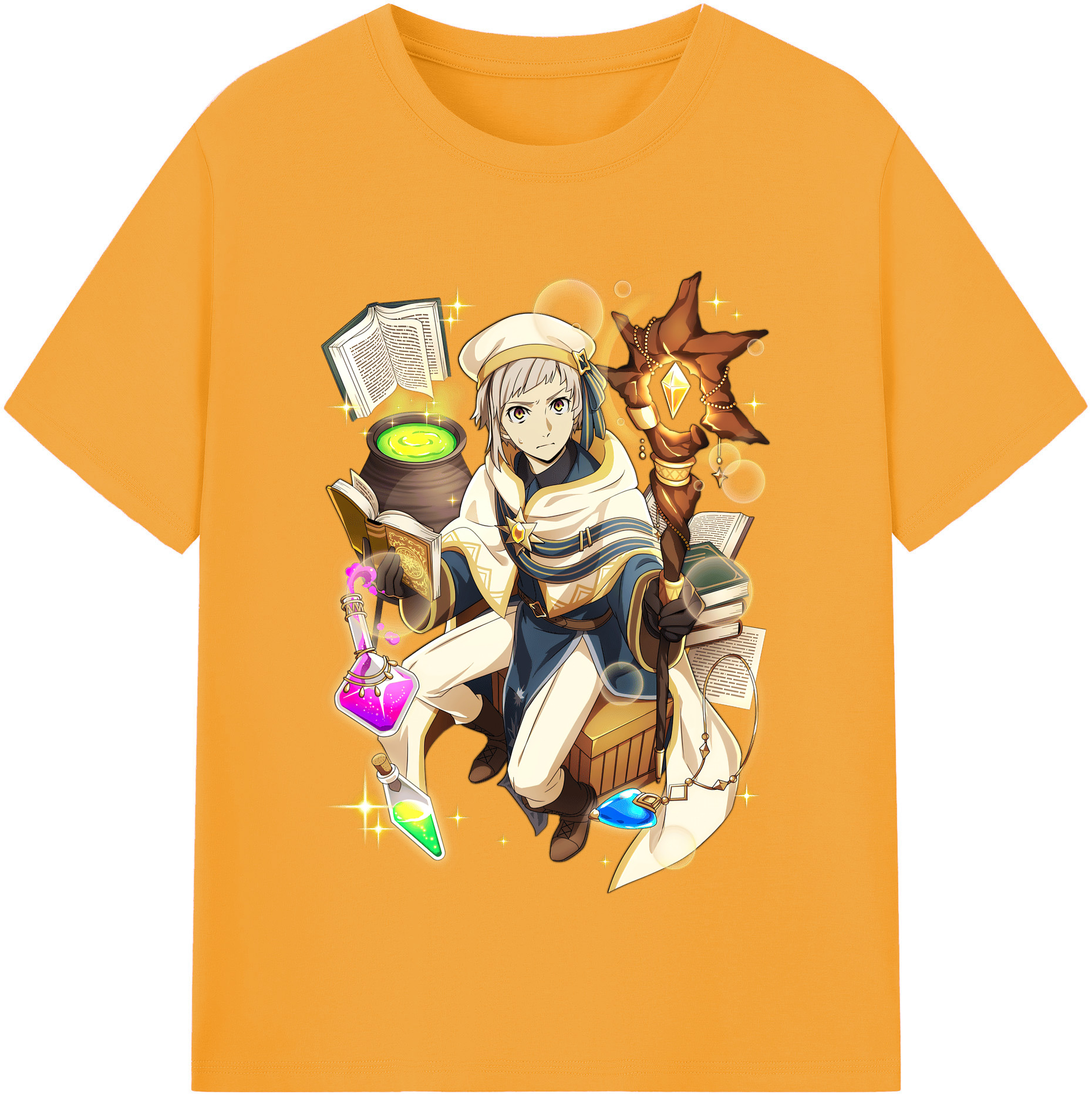 （画像用） 文豪ストレイドッグス Bungo Stray Dogs 綿100％半袖Tシャツ（フロントプリント）