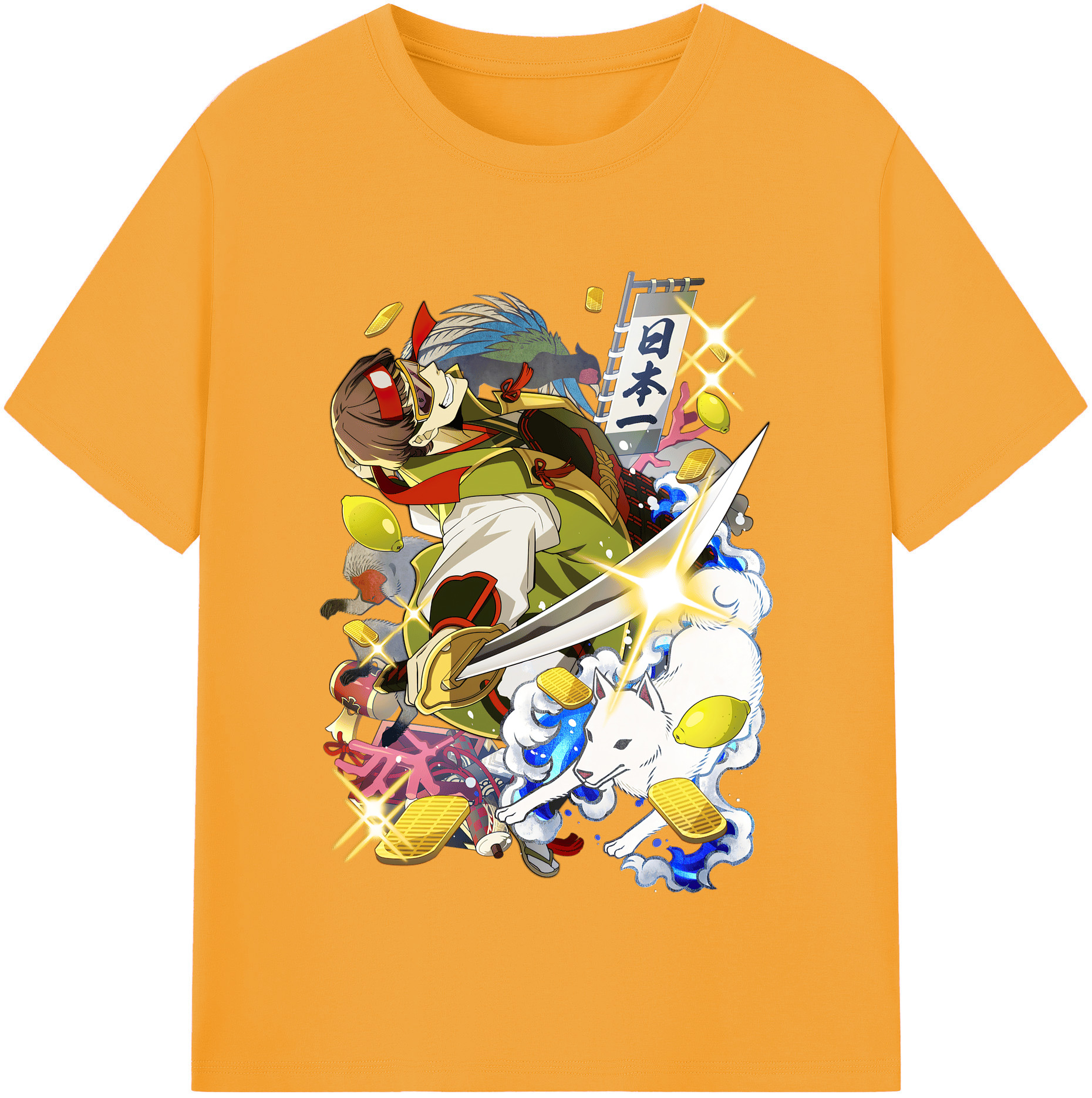 （画像用） 文豪ストレイドッグス Bungo Stray Dogs 綿100％半袖Tシャツ（フロントプリント）