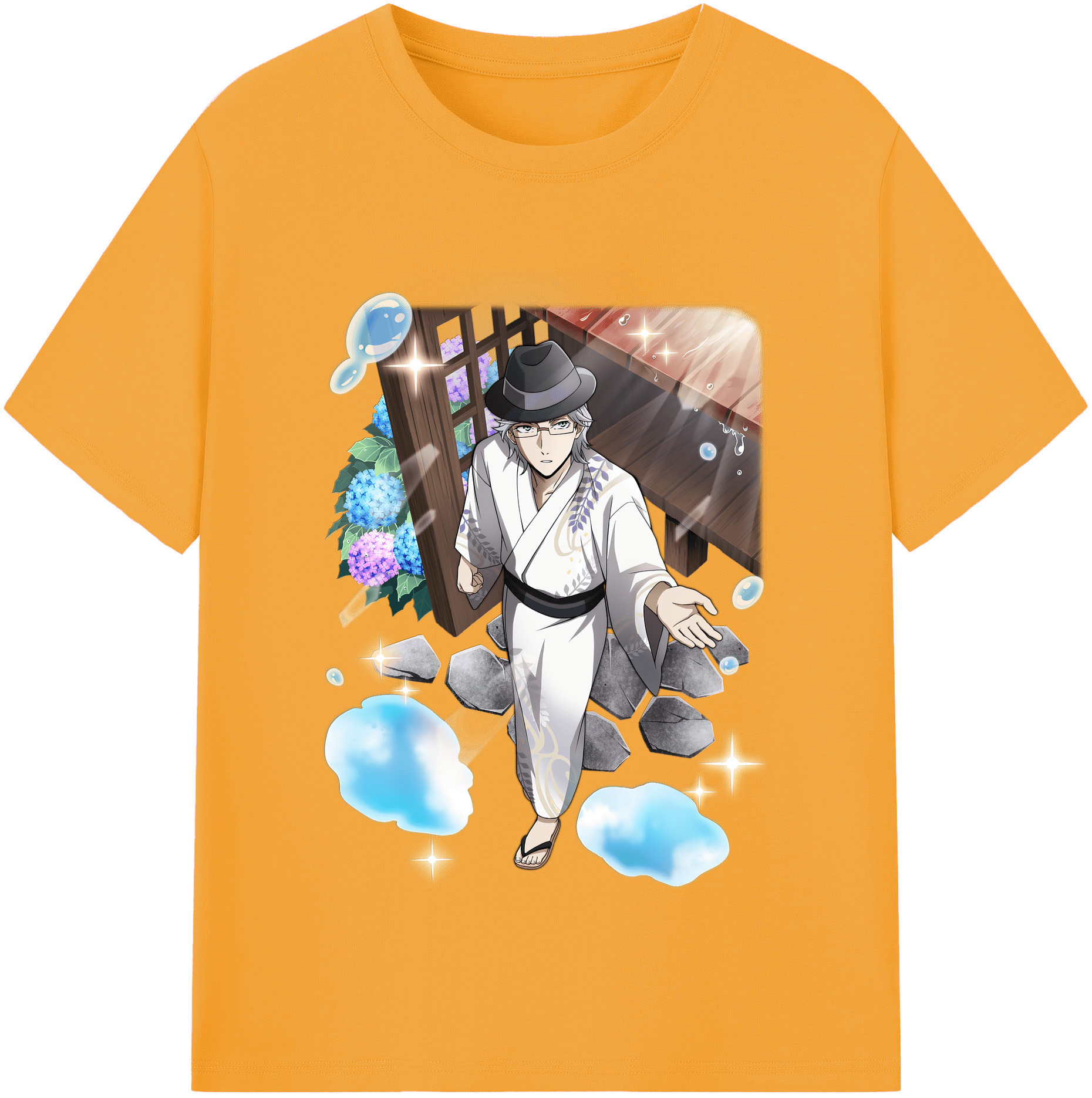 （画像用） 文豪ストレイドッグス Bungo Stray Dogs 綿100％半袖Tシャツ（フロントプリント）