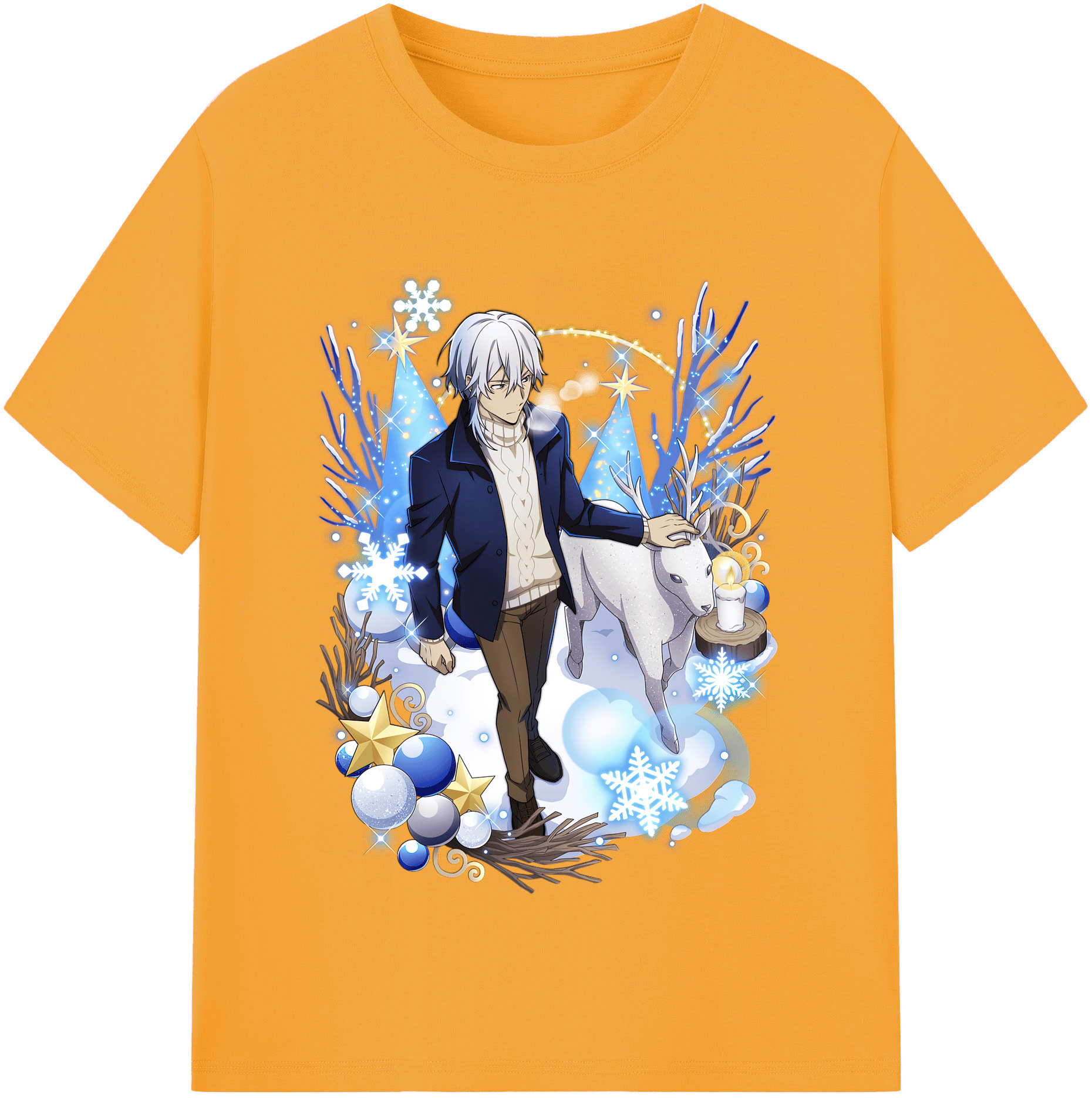 （画像用） 文豪ストレイドッグス Bungo Stray Dogs 綿100％半袖Tシャツ（フロントプリント）