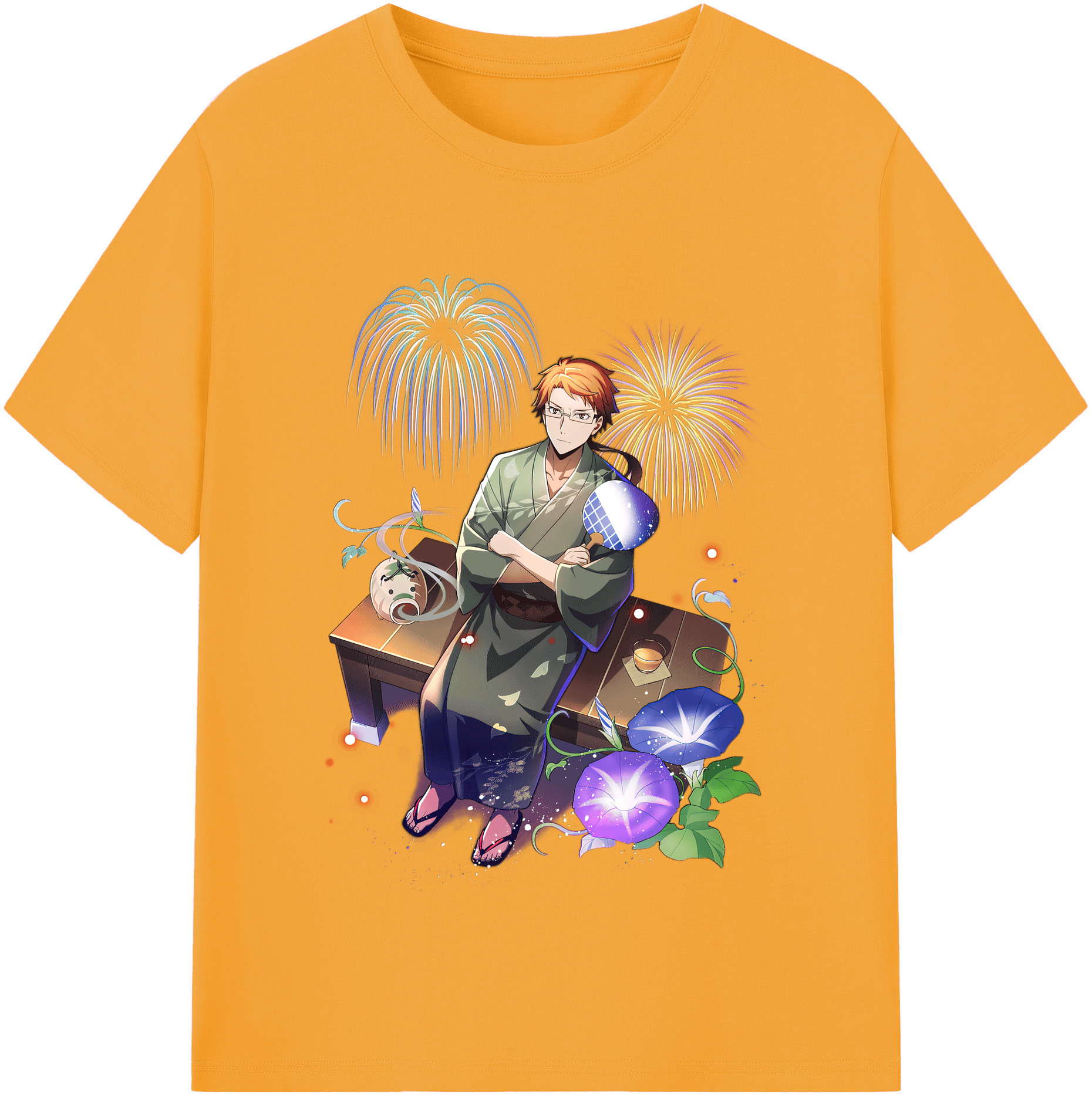（画像用） 文豪ストレイドッグス Bungo Stray Dogs 綿100％半袖Tシャツ（フロントプリント）
