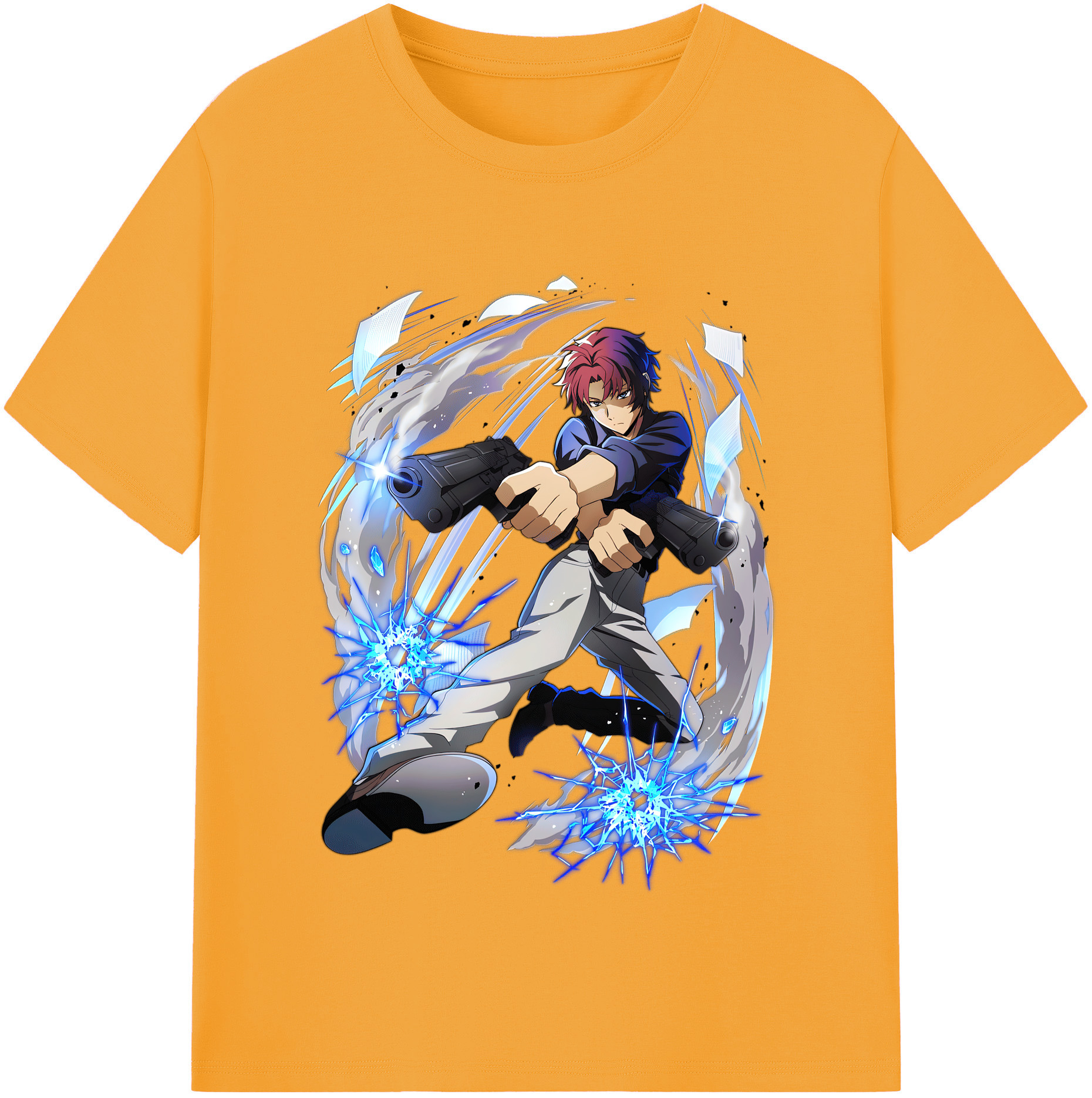（画像用） 文豪ストレイドッグス Bungo Stray Dogs 綿100％半袖Tシャツ（フロントプリント）