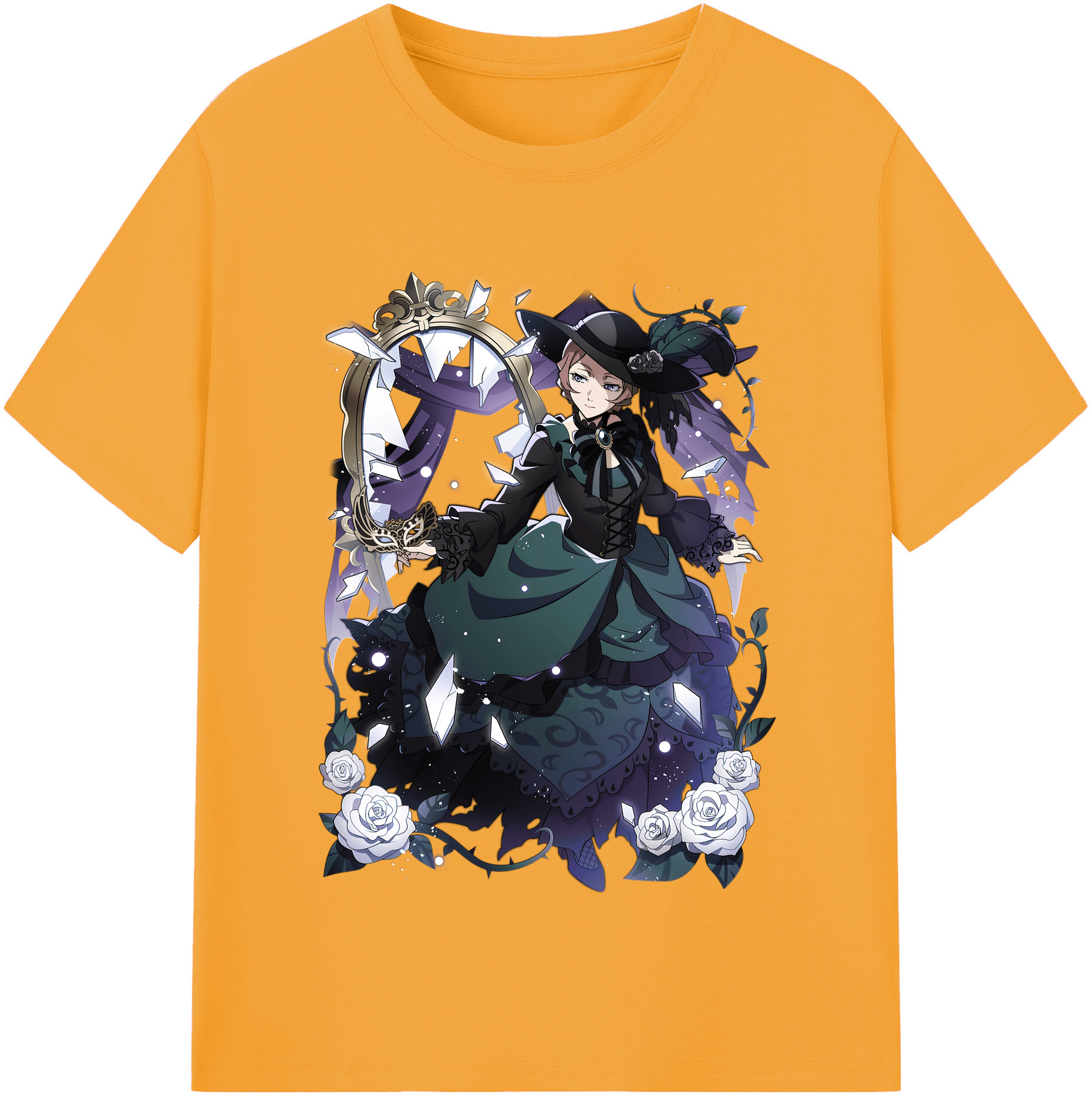 （画像用） 文豪ストレイドッグス Bungo Stray Dogs 綿100％半袖Tシャツ（フロントプリント）