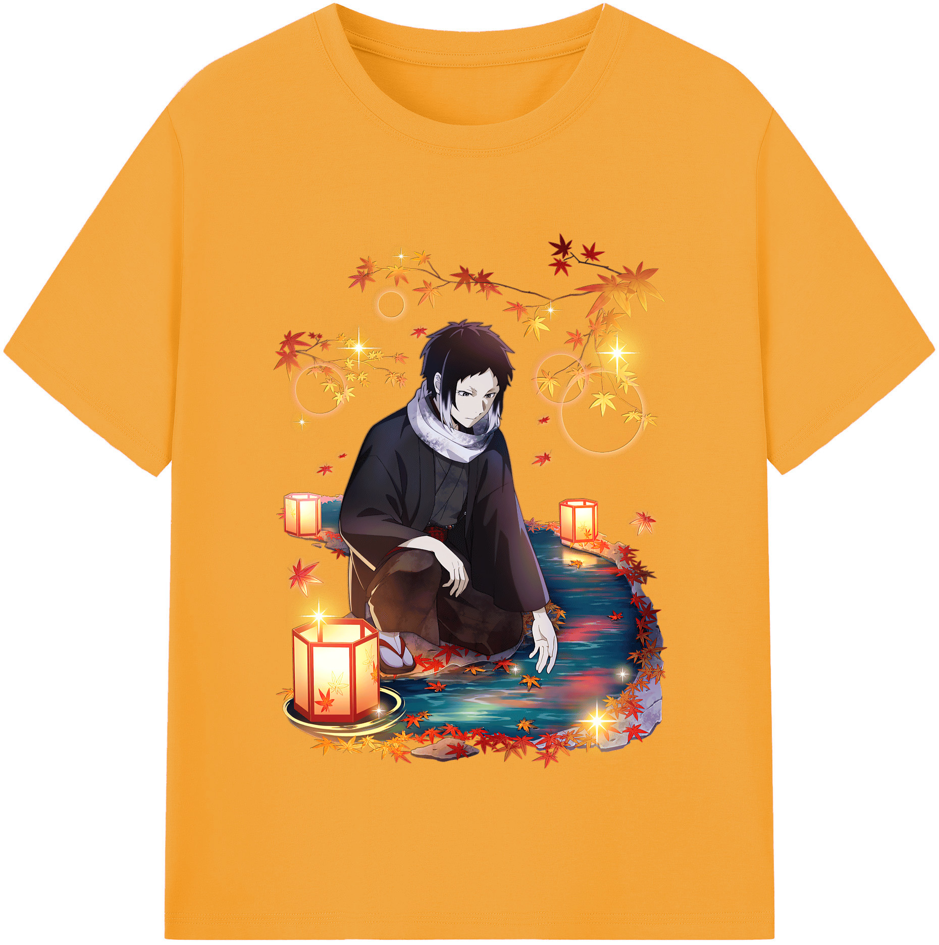 （画像用） 文豪ストレイドッグス Bungo Stray Dogs 綿100％半袖Tシャツ（フロントプリント）