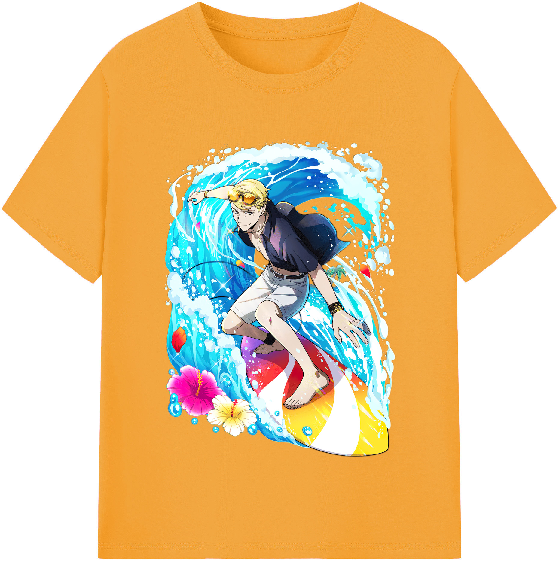 （画像用） 文豪ストレイドッグス Bungo Stray Dogs 綿100％半袖Tシャツ（フロントプリント）