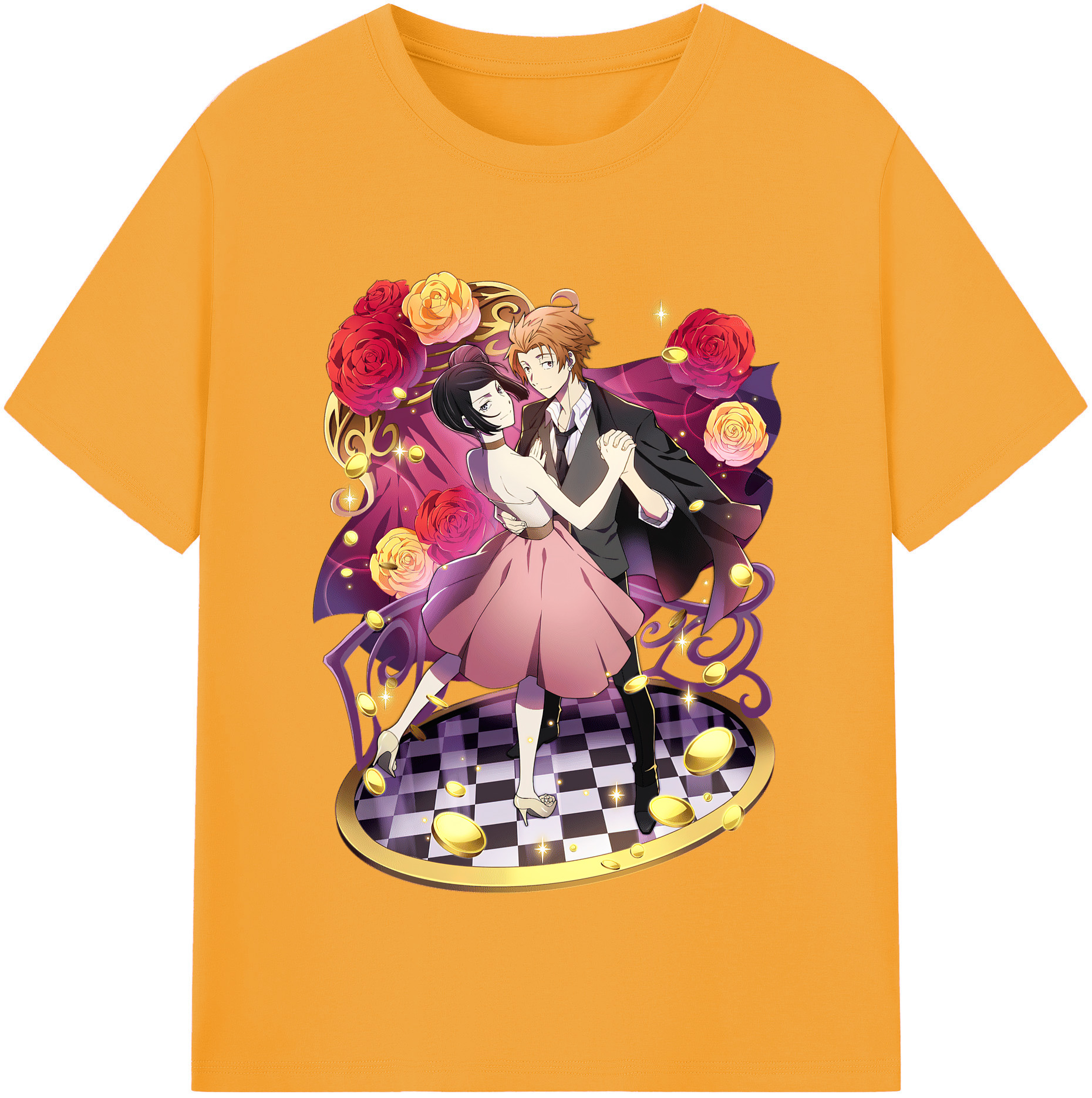 （画像用） 文豪ストレイドッグス Bungo Stray Dogs 綿100％半袖Tシャツ（フロントプリント）