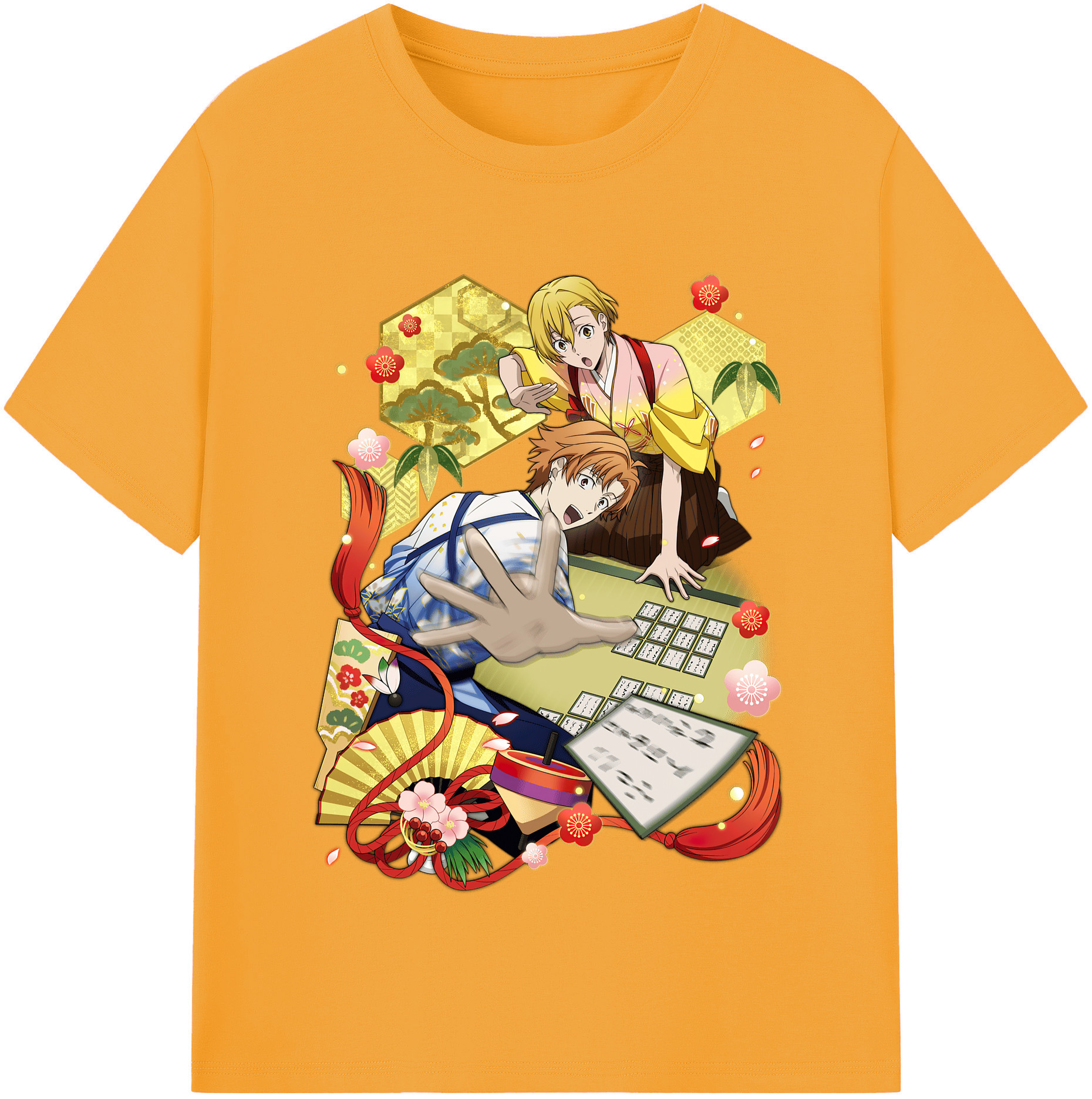 （画像用） 文豪ストレイドッグス Bungo Stray Dogs 綿100％半袖Tシャツ（フロントプリント）