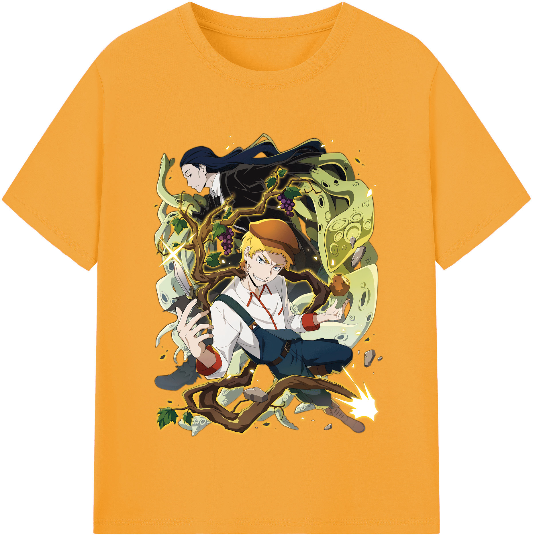 （画像用） 文豪ストレイドッグス Bungo Stray Dogs 綿100％半袖Tシャツ（フロントプリント）