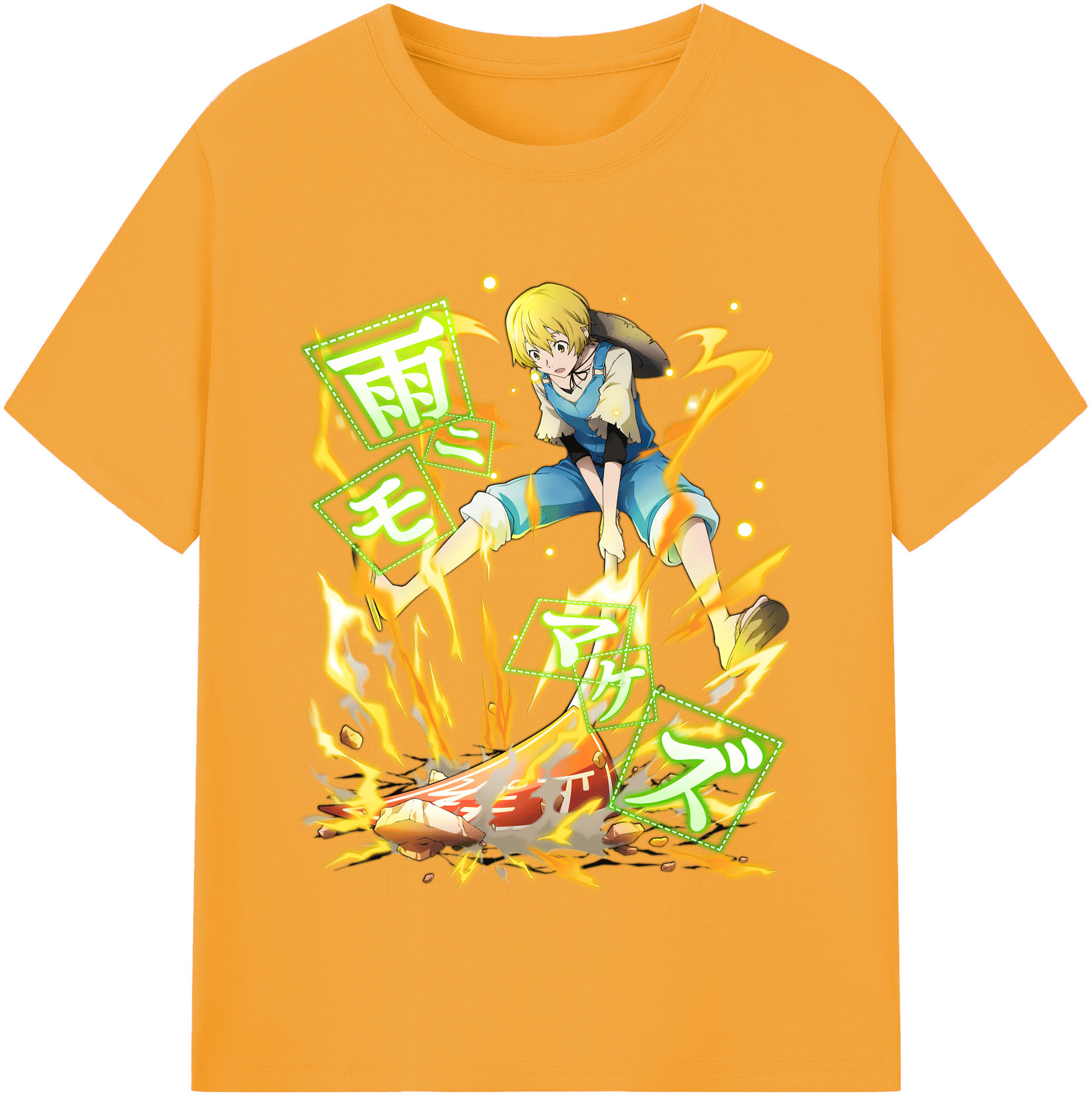 （画像用） 文豪ストレイドッグス Bungo Stray Dogs 綿100％半袖Tシャツ（フロントプリント）