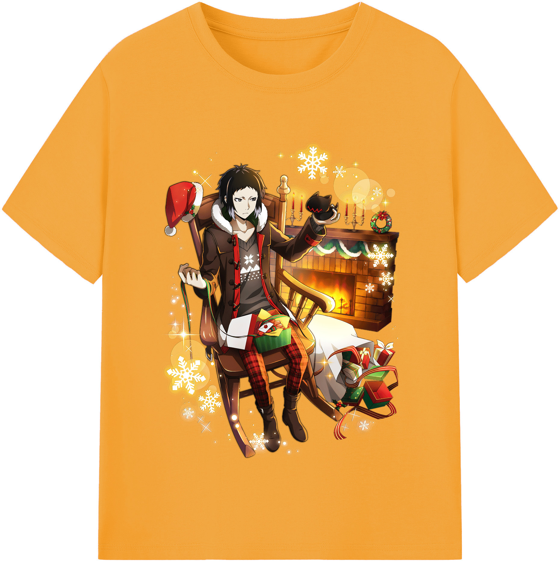 （画像用） 文豪ストレイドッグス Bungo Stray Dogs 綿100％半袖Tシャツ（フロントプリント）