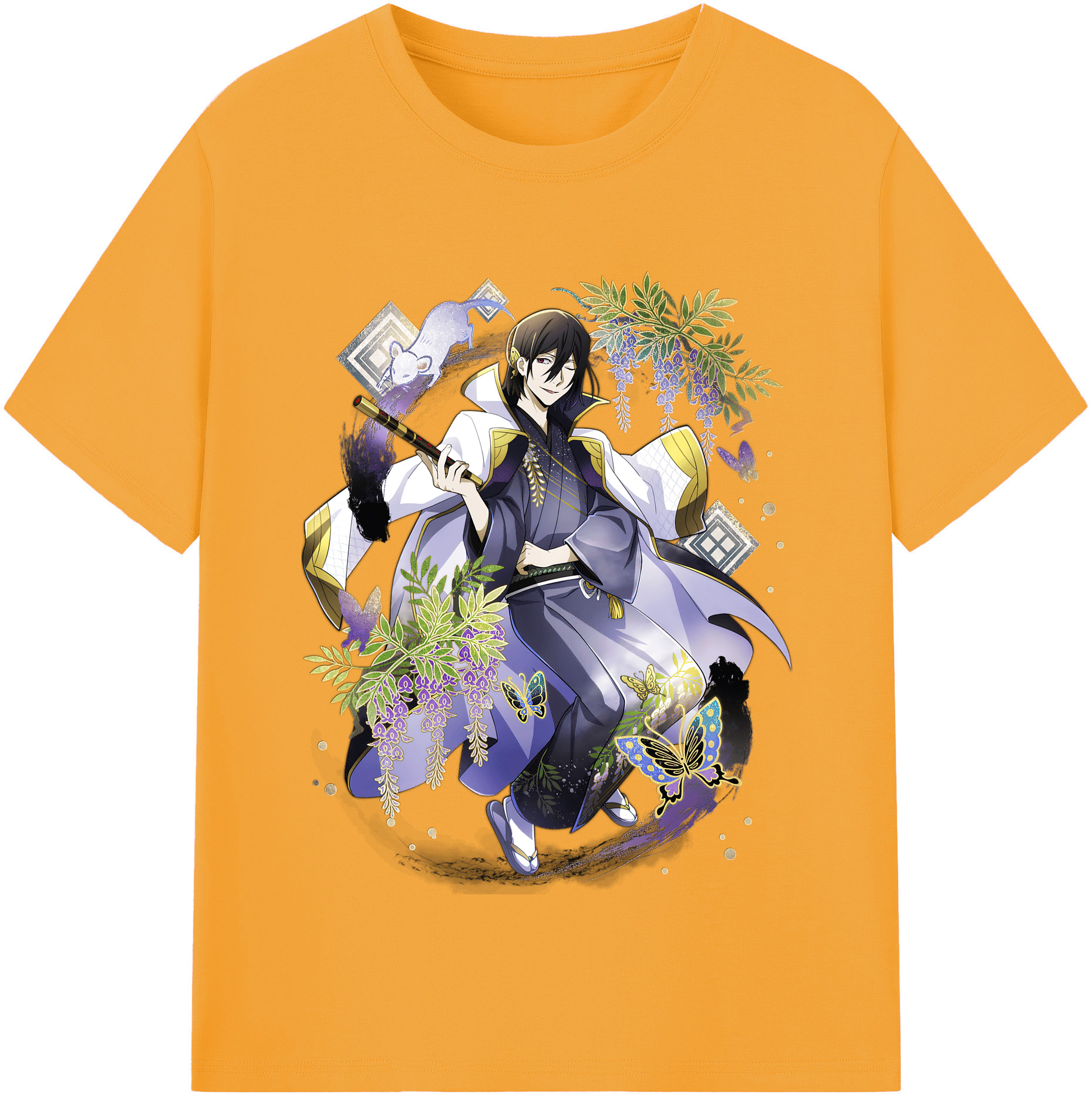 （画像用） 文豪ストレイドッグス Bungo Stray Dogs 綿100％半袖Tシャツ（フロントプリント）
