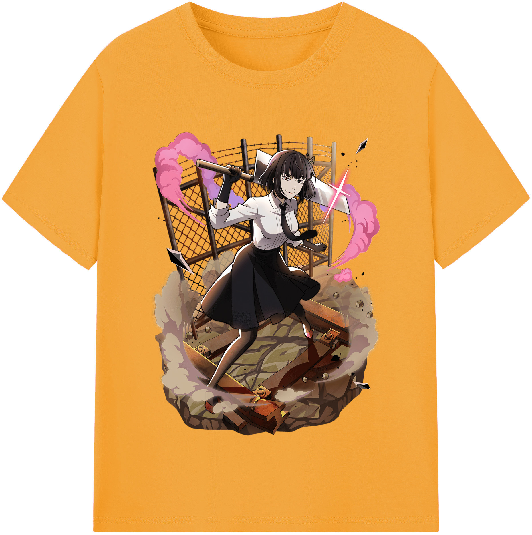 （画像用） 文豪ストレイドッグス Bungo Stray Dogs 綿100％半袖Tシャツ（フロントプリント）