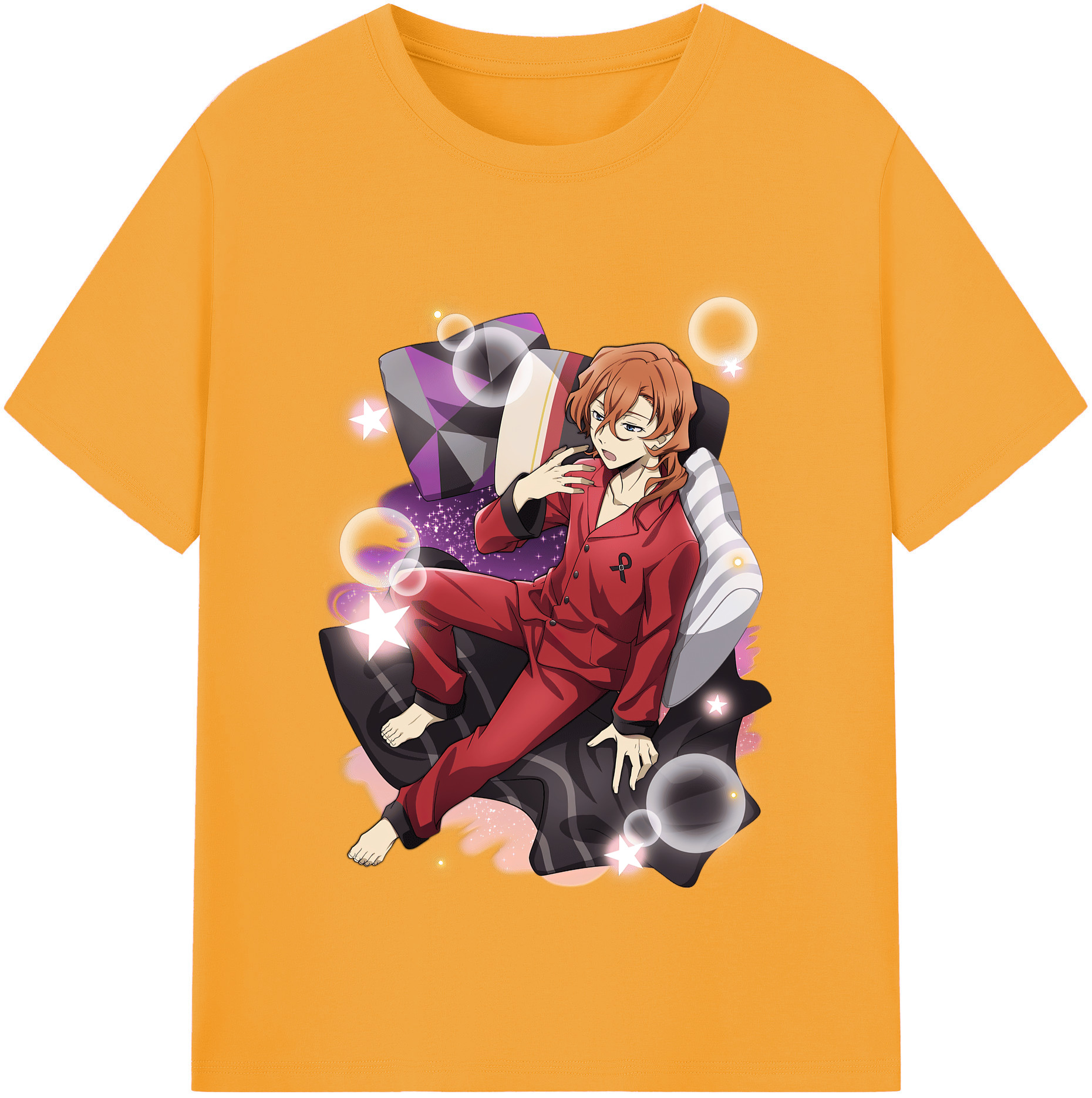 （画像用） 文豪ストレイドッグス Bungo Stray Dogs 綿100％半袖Tシャツ（フロントプリント）