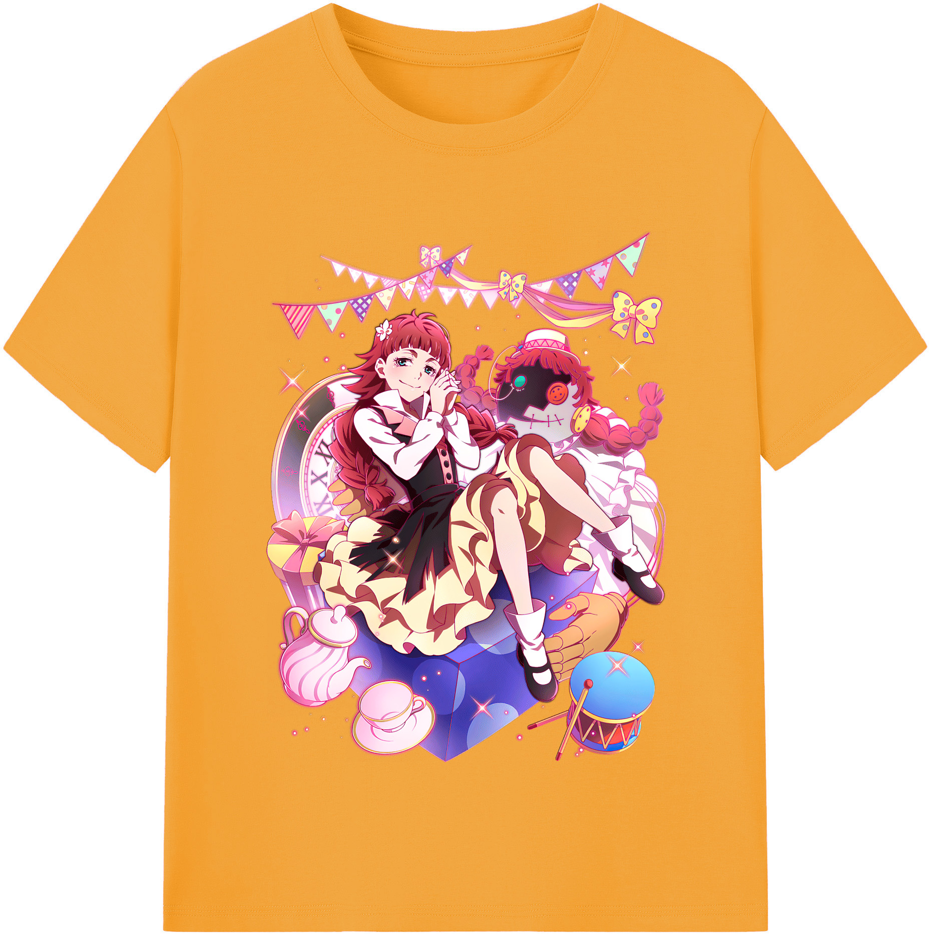 （画像用） 文豪ストレイドッグス Bungo Stray Dogs 綿100％半袖Tシャツ（フロントプリント）