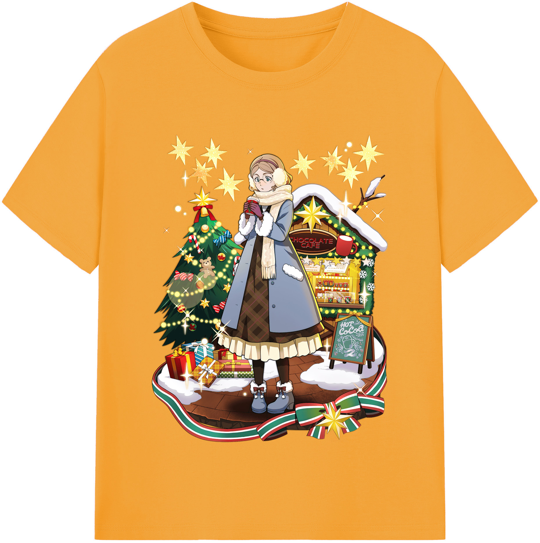 （画像用） 文豪ストレイドッグス Bungo Stray Dogs 綿100％半袖Tシャツ（フロントプリント）