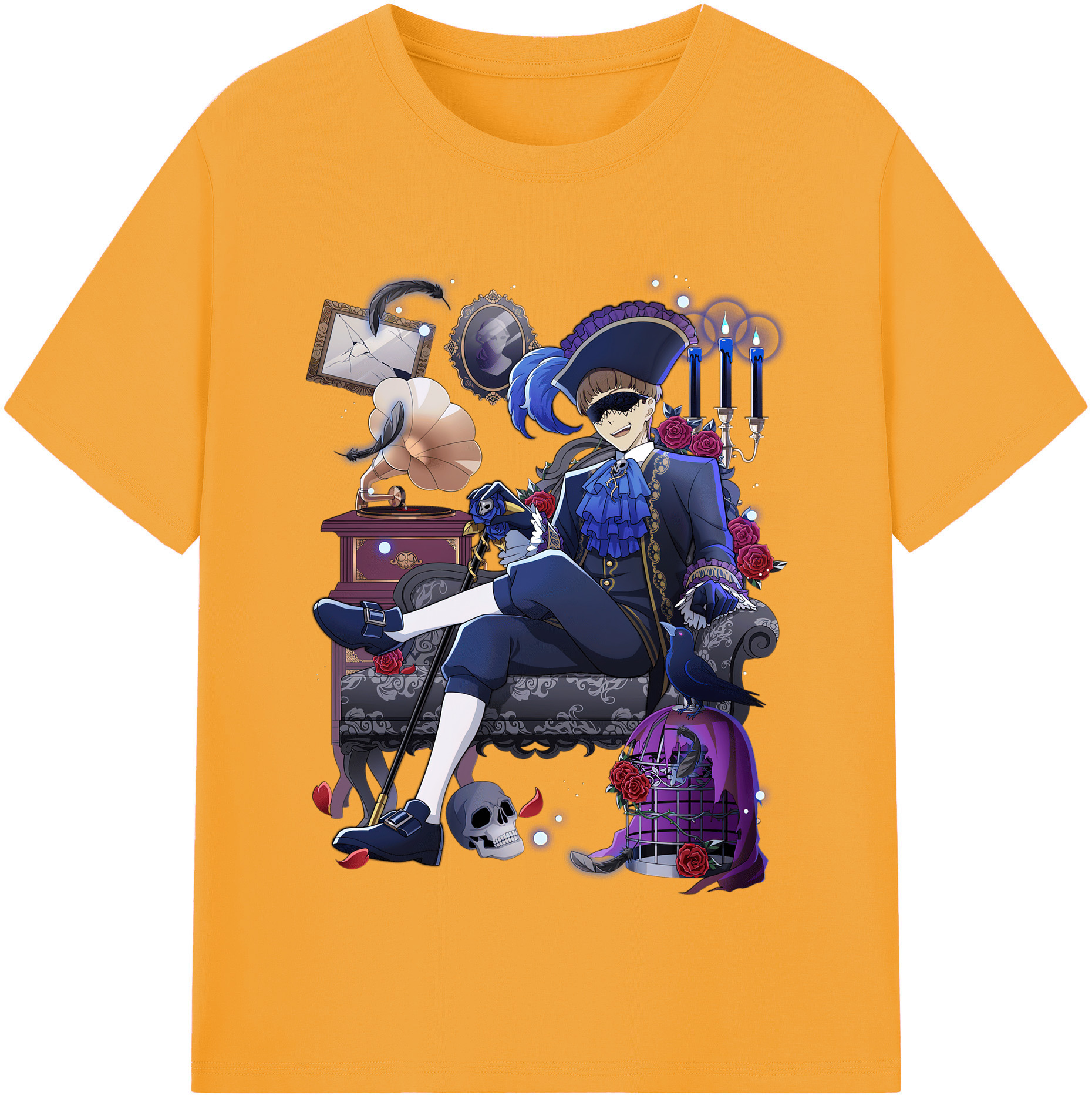 （画像用） 文豪ストレイドッグス Bungo Stray Dogs 綿100％半袖Tシャツ（フロントプリント）