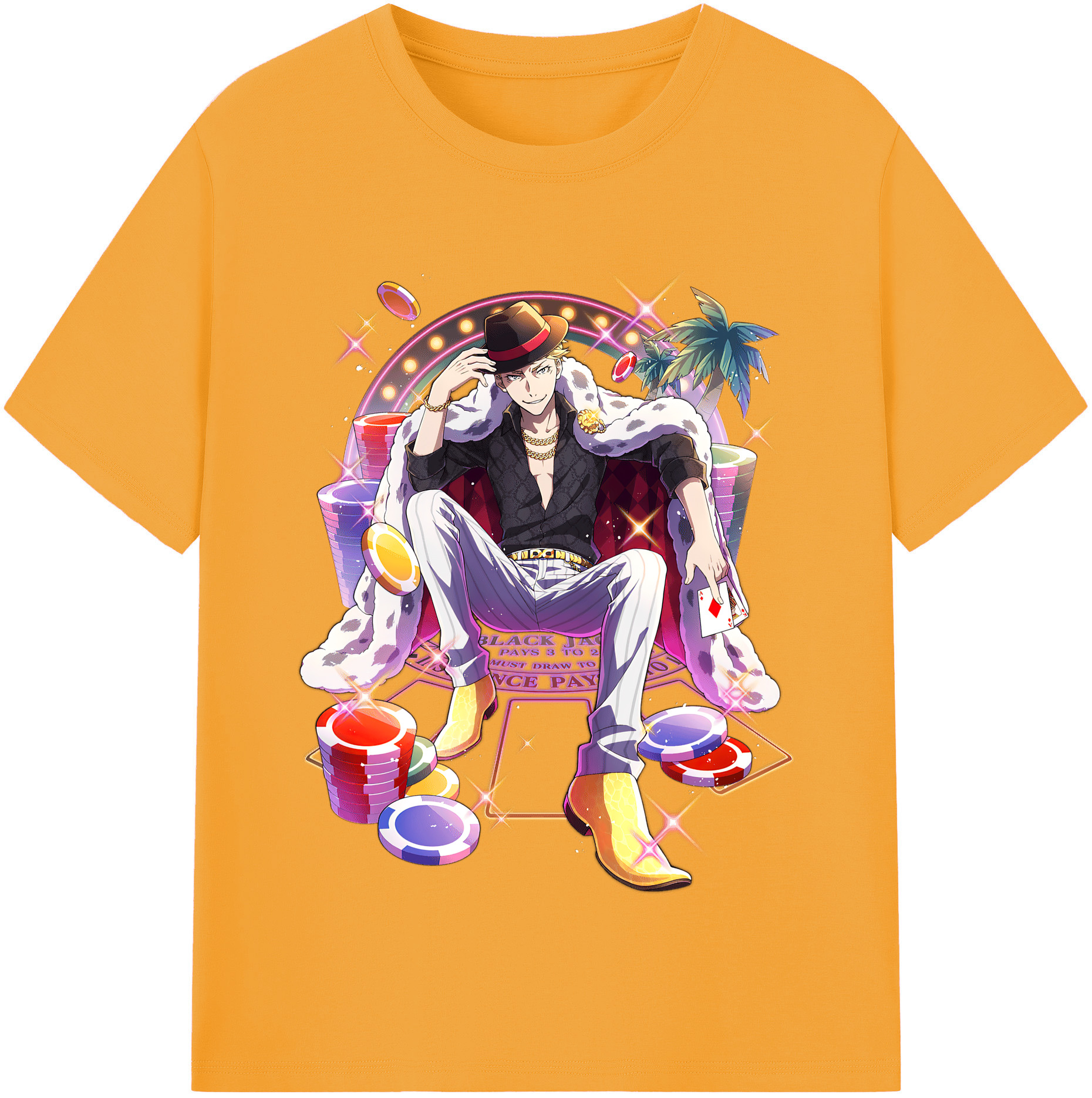 （画像用） 文豪ストレイドッグス Bungo Stray Dogs 綿100％半袖Tシャツ（フロントプリント）
