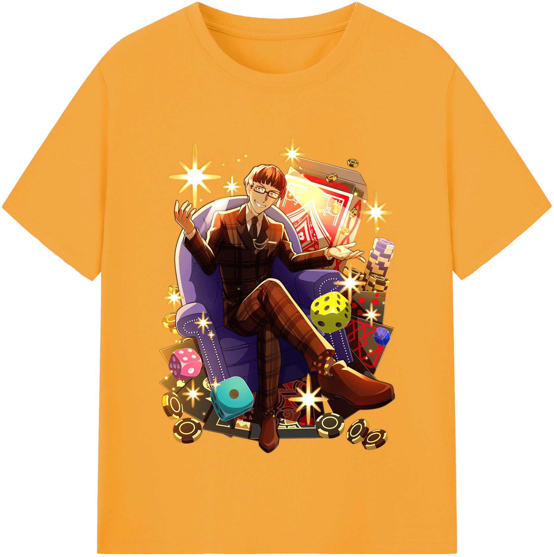 （画像用） 文豪ストレイドッグス Bungo Stray Dogs 綿100％半袖Tシャツ（フロントプリント）