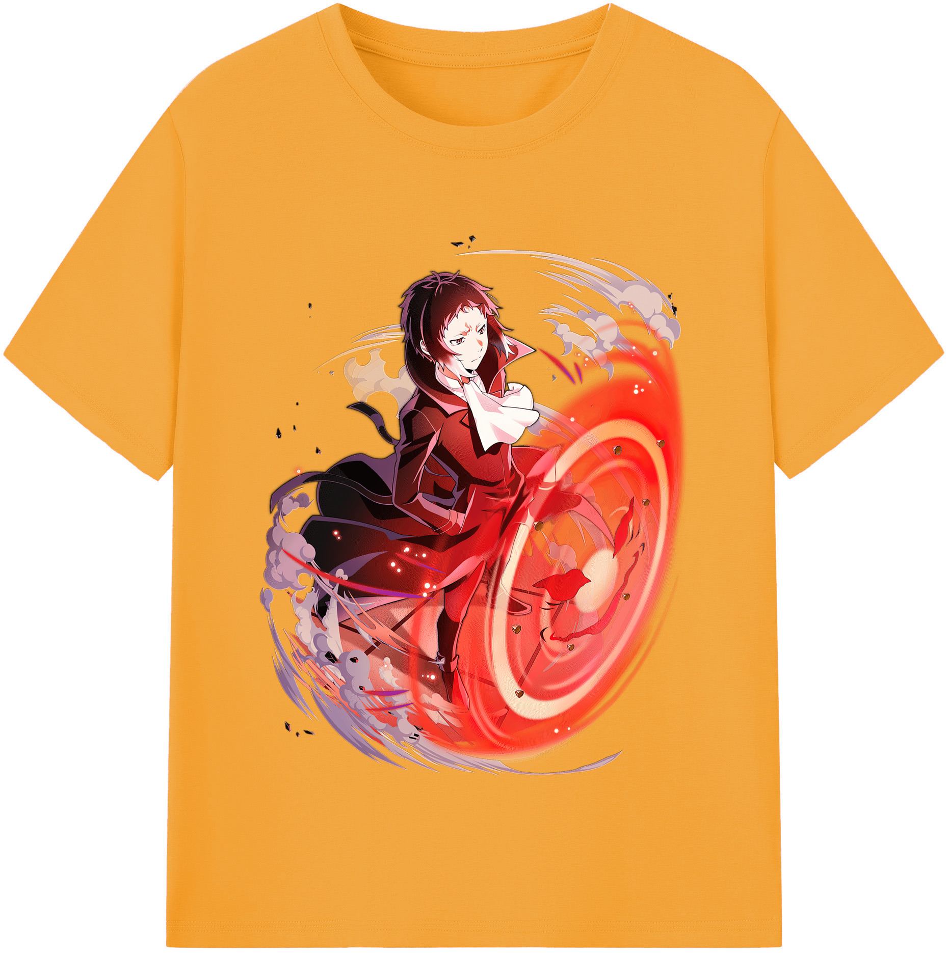 （画像用） 文豪ストレイドッグス Bungo Stray Dogs 綿100％半袖Tシャツ（フロントプリント）