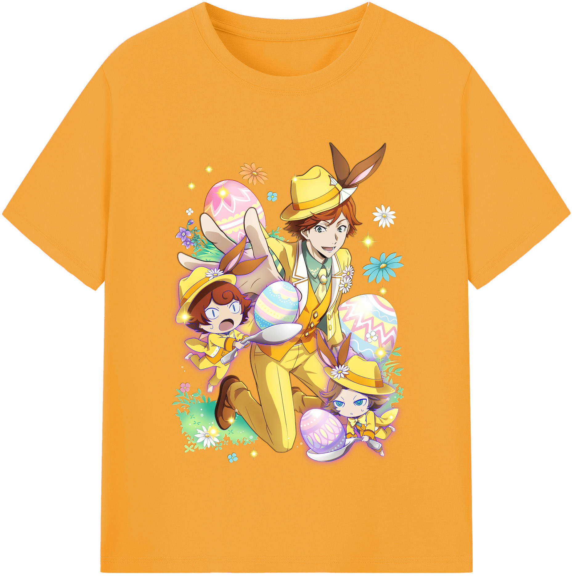 （画像用） 文豪ストレイドッグス Bungo Stray Dogs 綿100％半袖Tシャツ（フロントプリント）