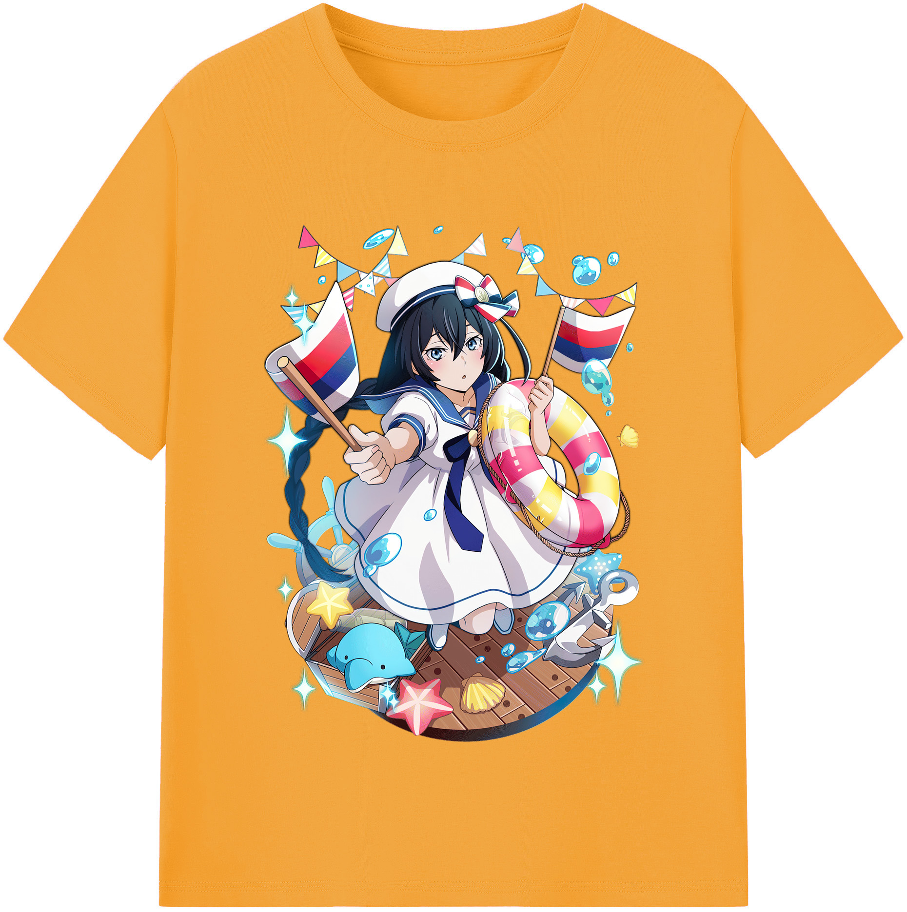 （画像用） 文豪ストレイドッグス Bungo Stray Dogs 綿100％半袖Tシャツ（フロントプリント）