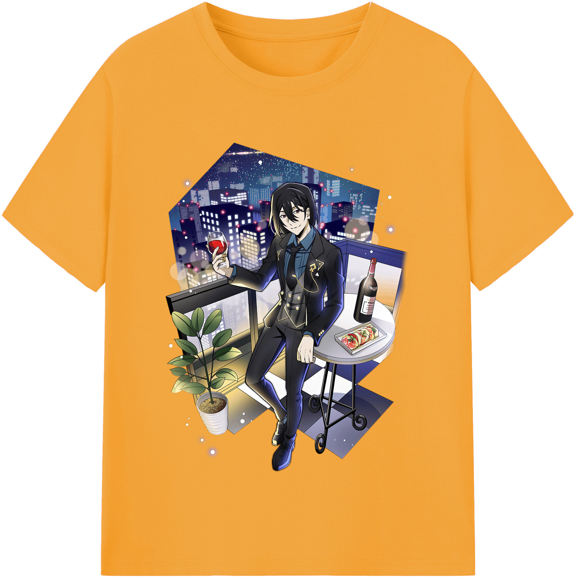（画像用） 文豪ストレイドッグス Bungo Stray Dogs 綿100％半袖Tシャツ（フロントプリント）