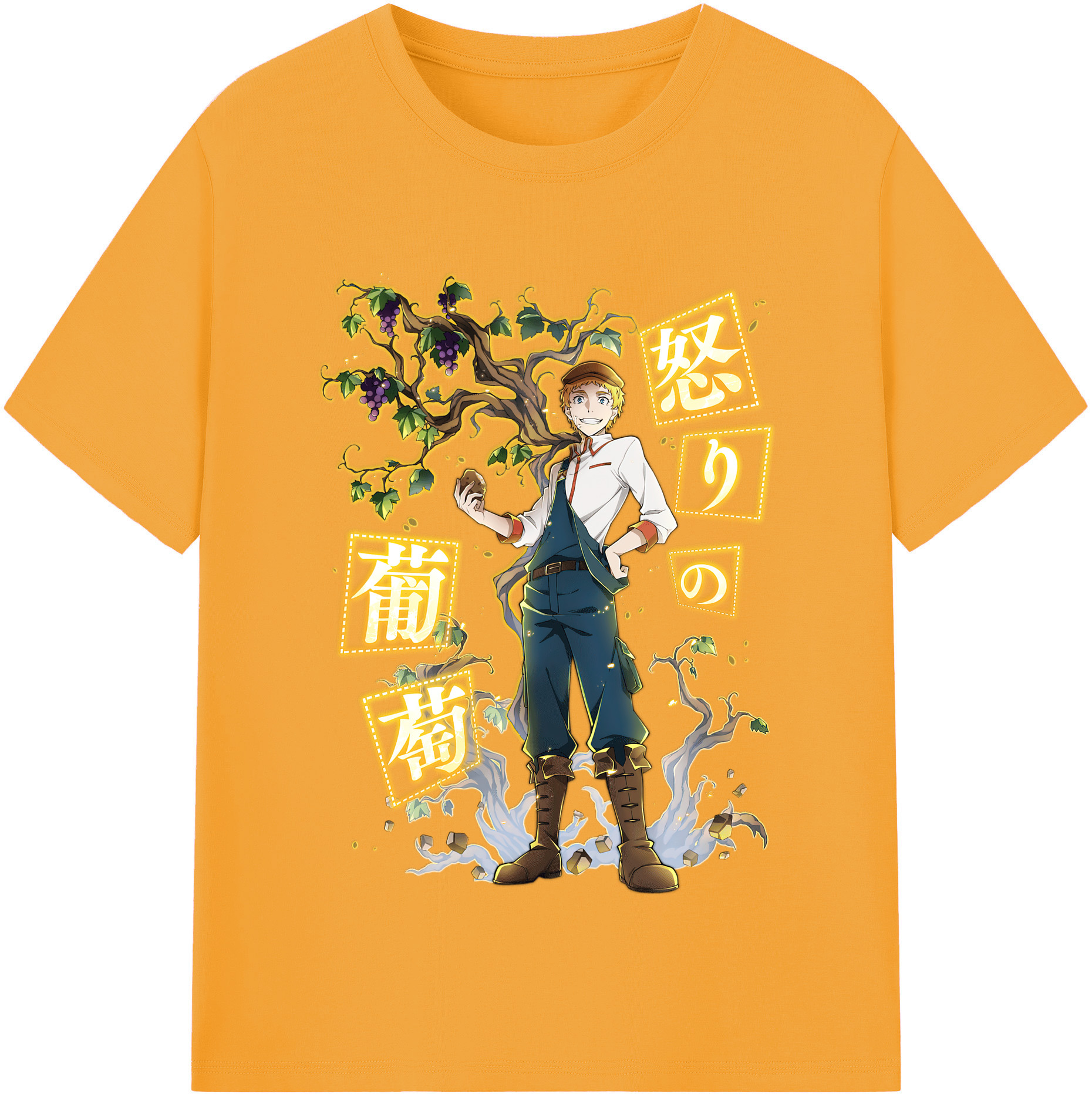 （画像用） 文豪ストレイドッグス Bungo Stray Dogs 綿100％半袖Tシャツ（フロントプリント）