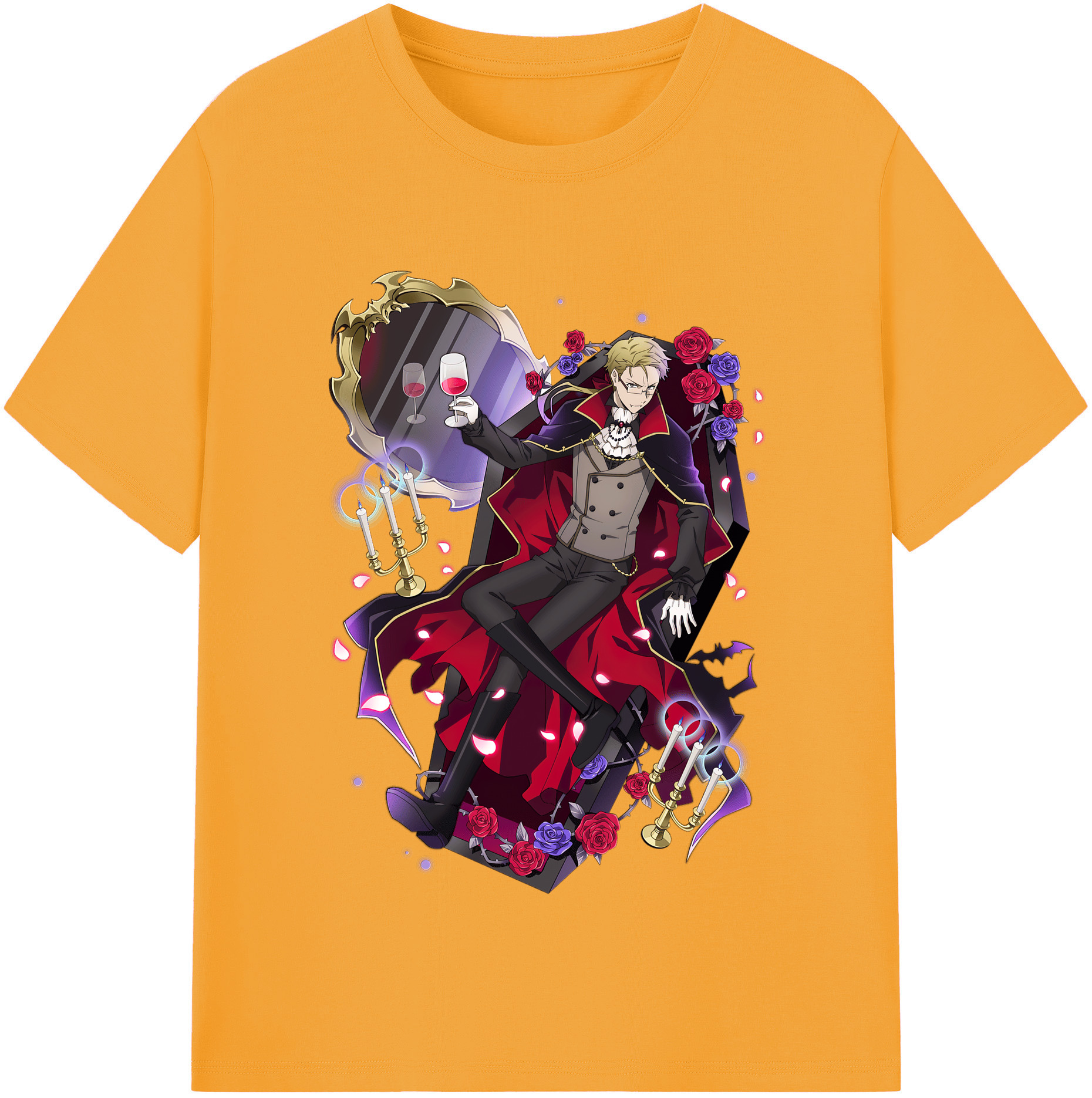 （画像用） 文豪ストレイドッグス Bungo Stray Dogs 綿100％半袖Tシャツ（フロントプリント）