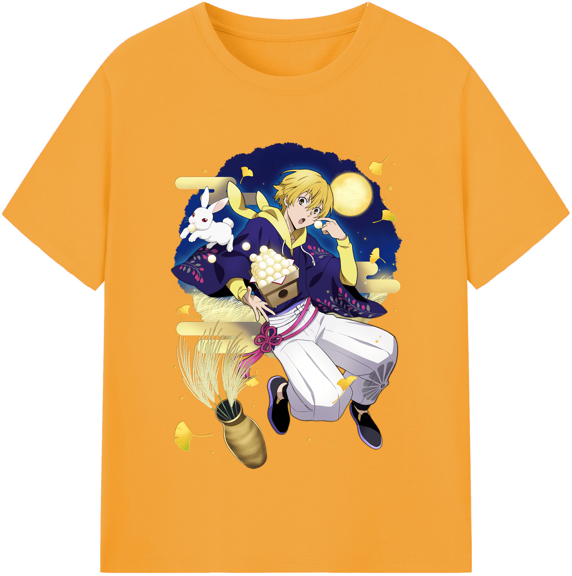 （画像用） 文豪ストレイドッグス Bungo Stray Dogs 綿100％半袖Tシャツ（フロントプリント）