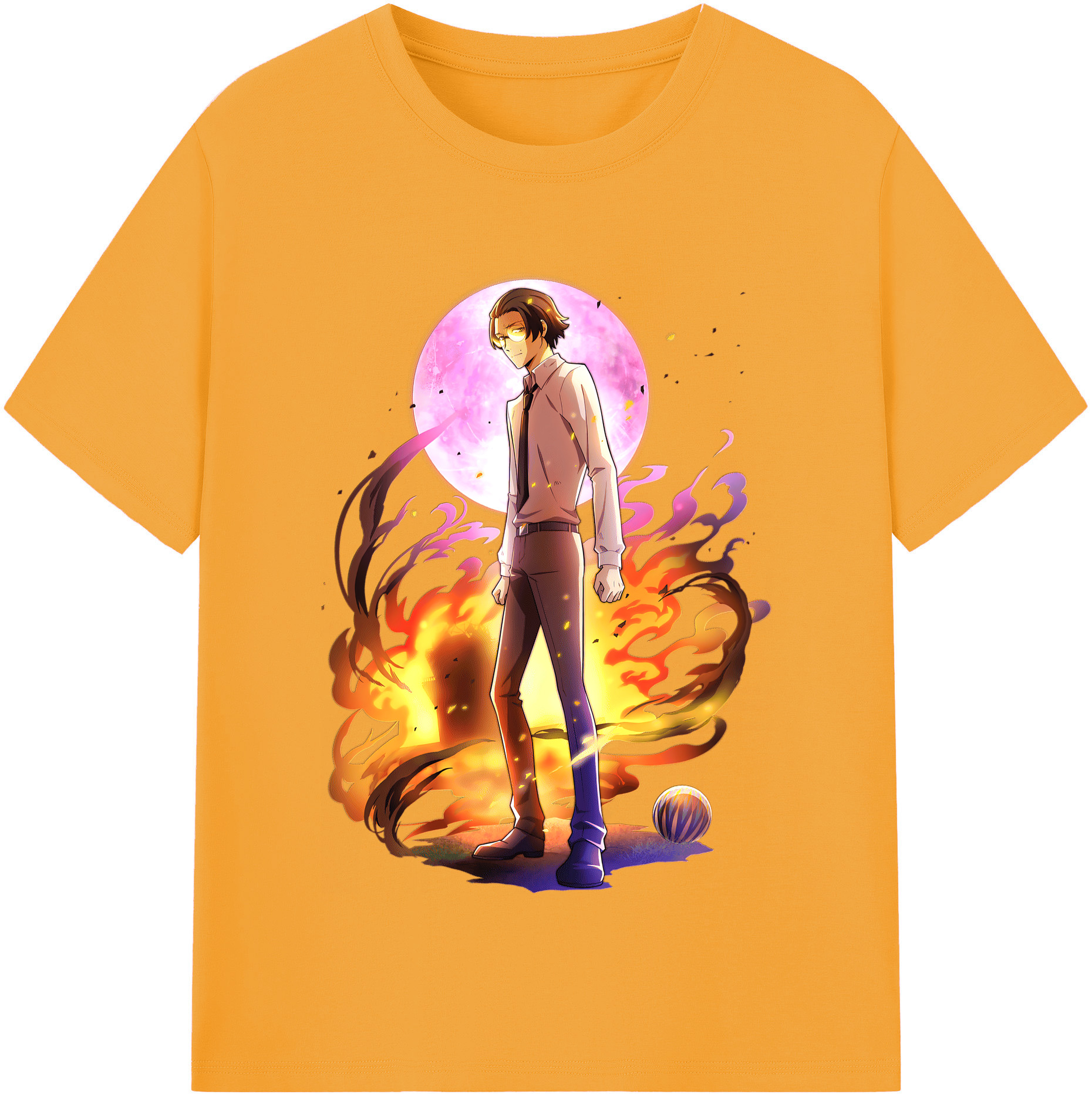 （画像用） 文豪ストレイドッグス Bungo Stray Dogs 綿100％半袖Tシャツ（フロントプリント）