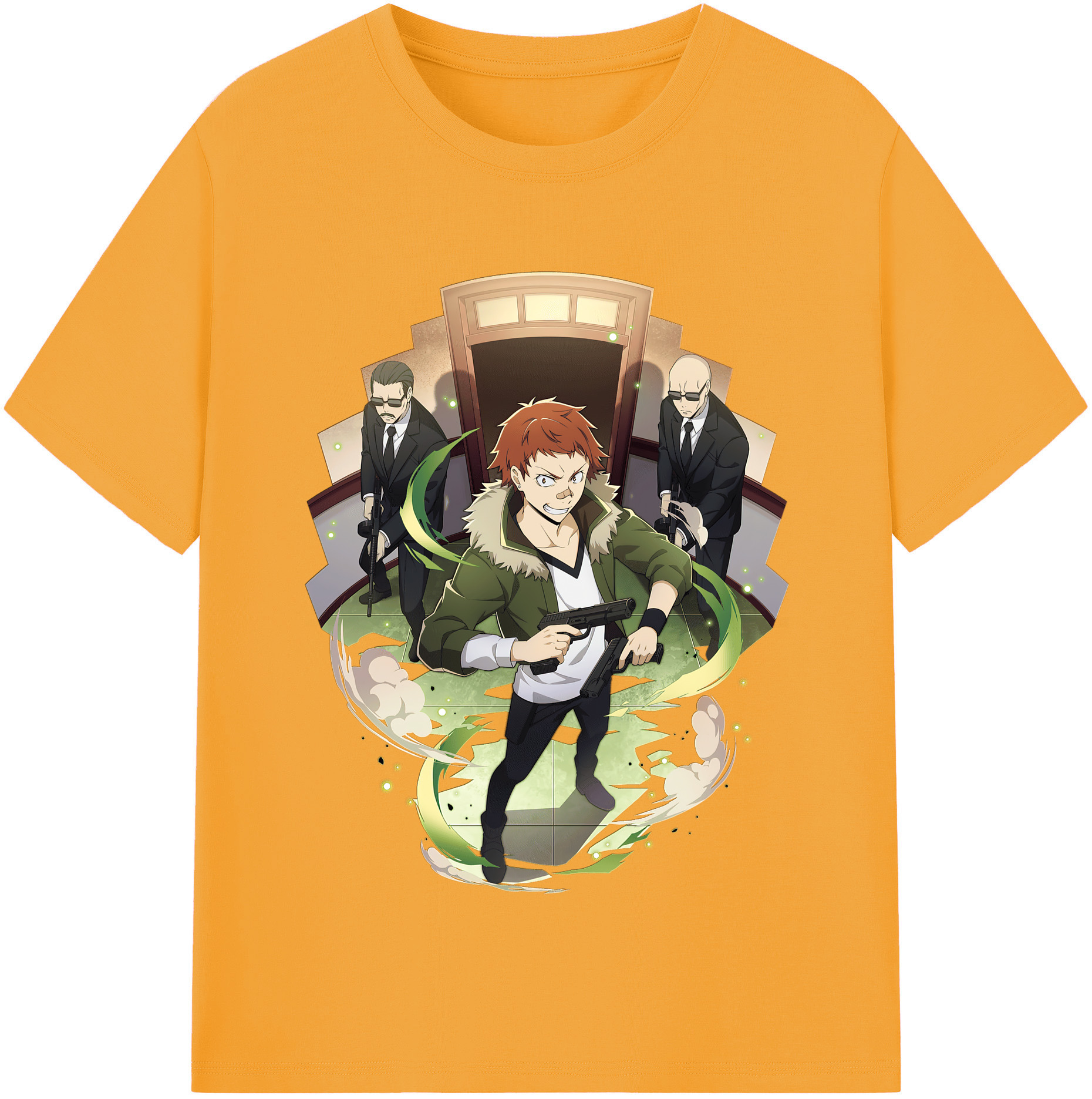 （画像用） 文豪ストレイドッグス Bungo Stray Dogs 綿100％半袖Tシャツ（フロントプリント）