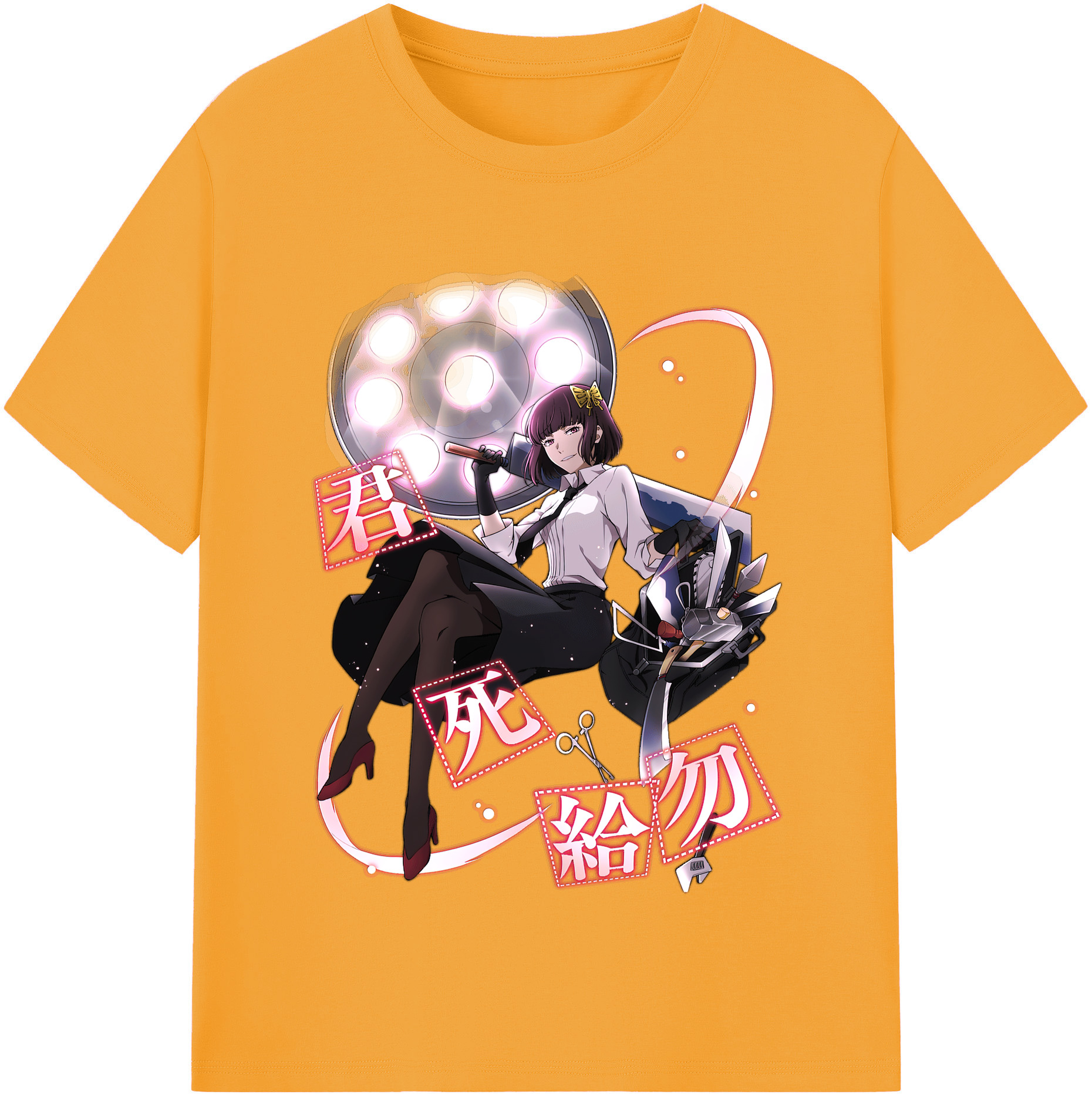 （画像用） 文豪ストレイドッグス Bungo Stray Dogs 綿100％半袖Tシャツ（フロントプリント）