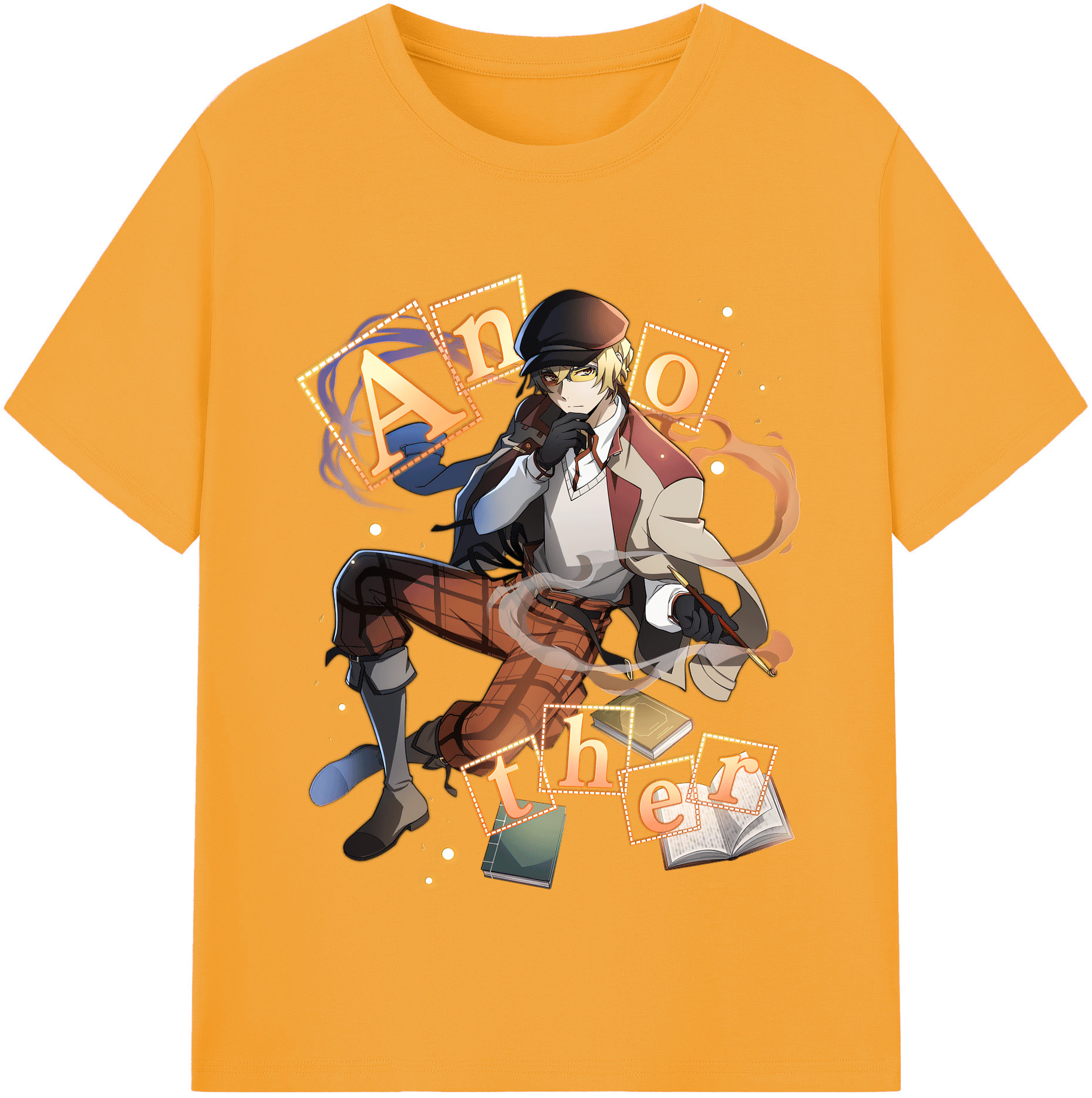 （画像用） 文豪ストレイドッグス Bungo Stray Dogs 綿100％半袖Tシャツ（フロントプリント）