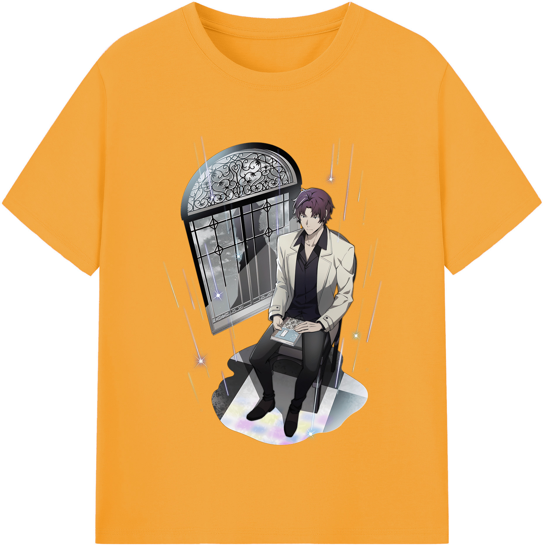 （画像用） 文豪ストレイドッグス Bungo Stray Dogs 綿100％半袖Tシャツ（フロントプリント）