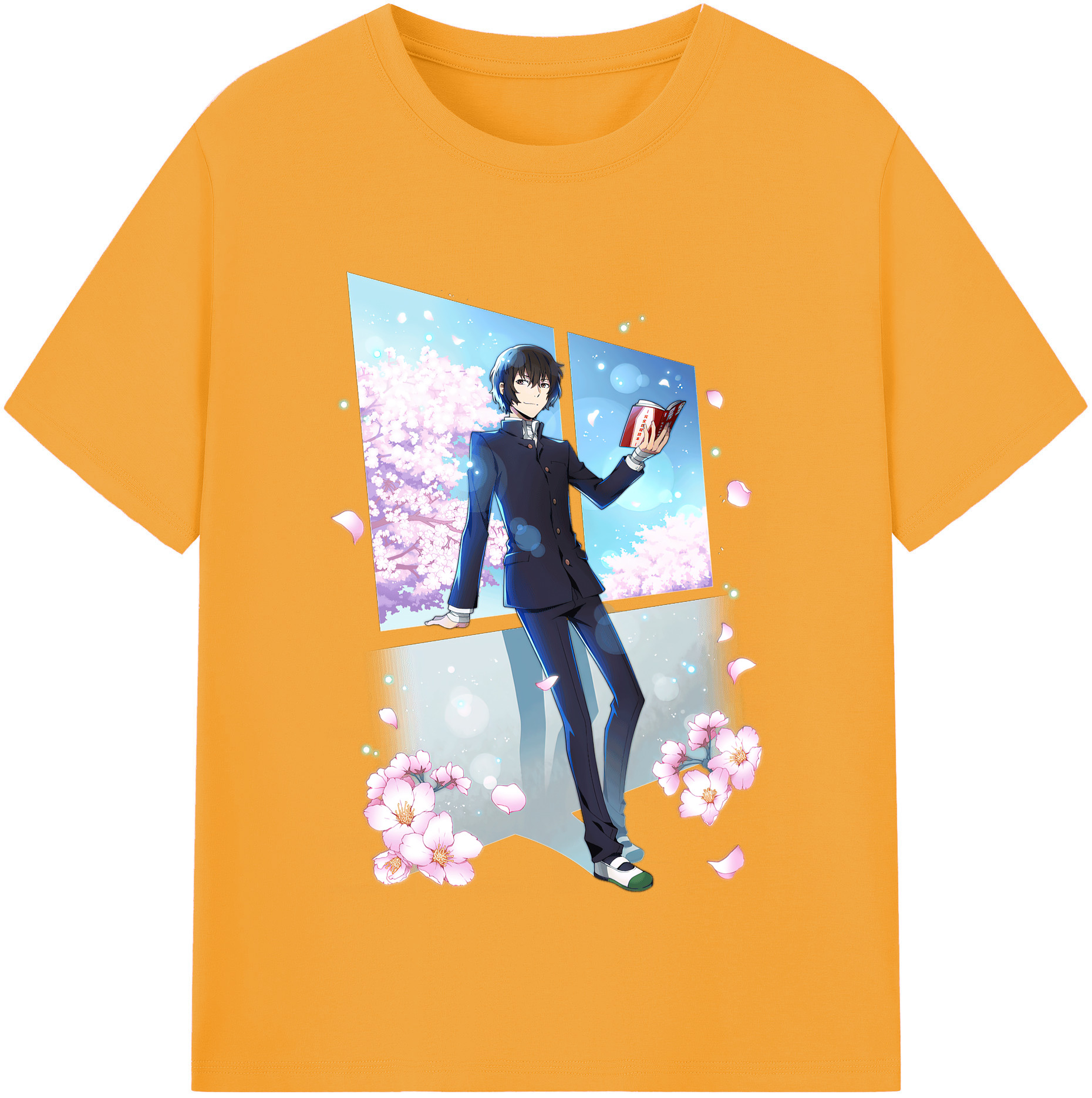 （画像用） 文豪ストレイドッグス Bungo Stray Dogs 綿100％半袖Tシャツ（フロントプリント）