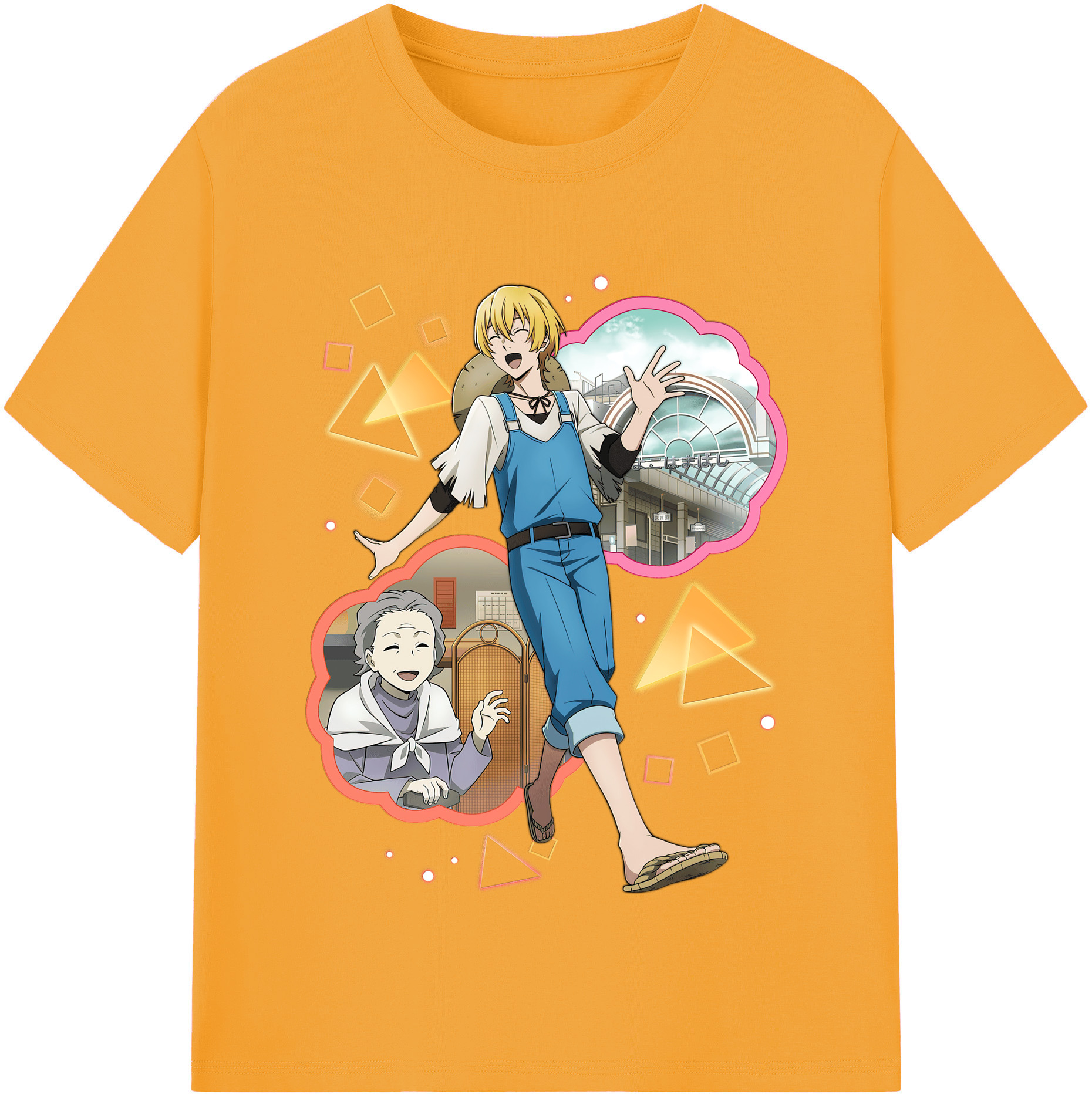 （画像用） 文豪ストレイドッグス Bungo Stray Dogs 綿100％半袖Tシャツ（フロントプリント）