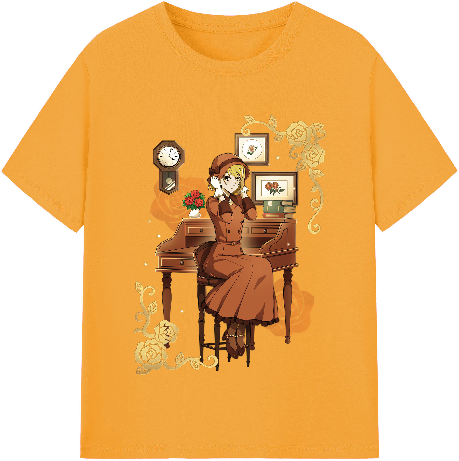 （画像用） 文豪ストレイドッグス Bungo Stray Dogs 綿100％半袖Tシャツ（フロントプリント）
