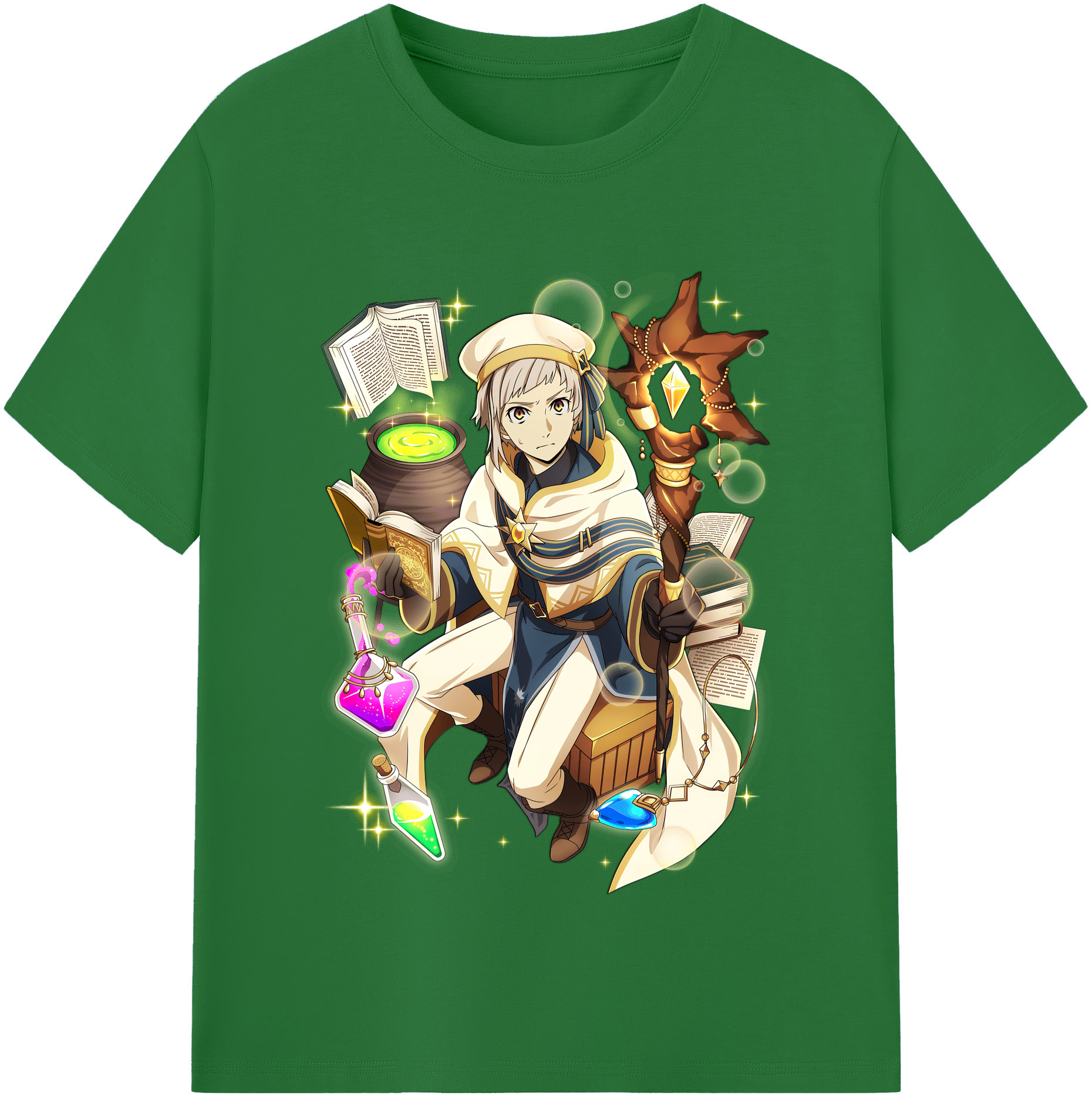（画像用） 文豪ストレイドッグス Bungo Stray Dogs 綿100％半袖Tシャツ（フロントプリント）