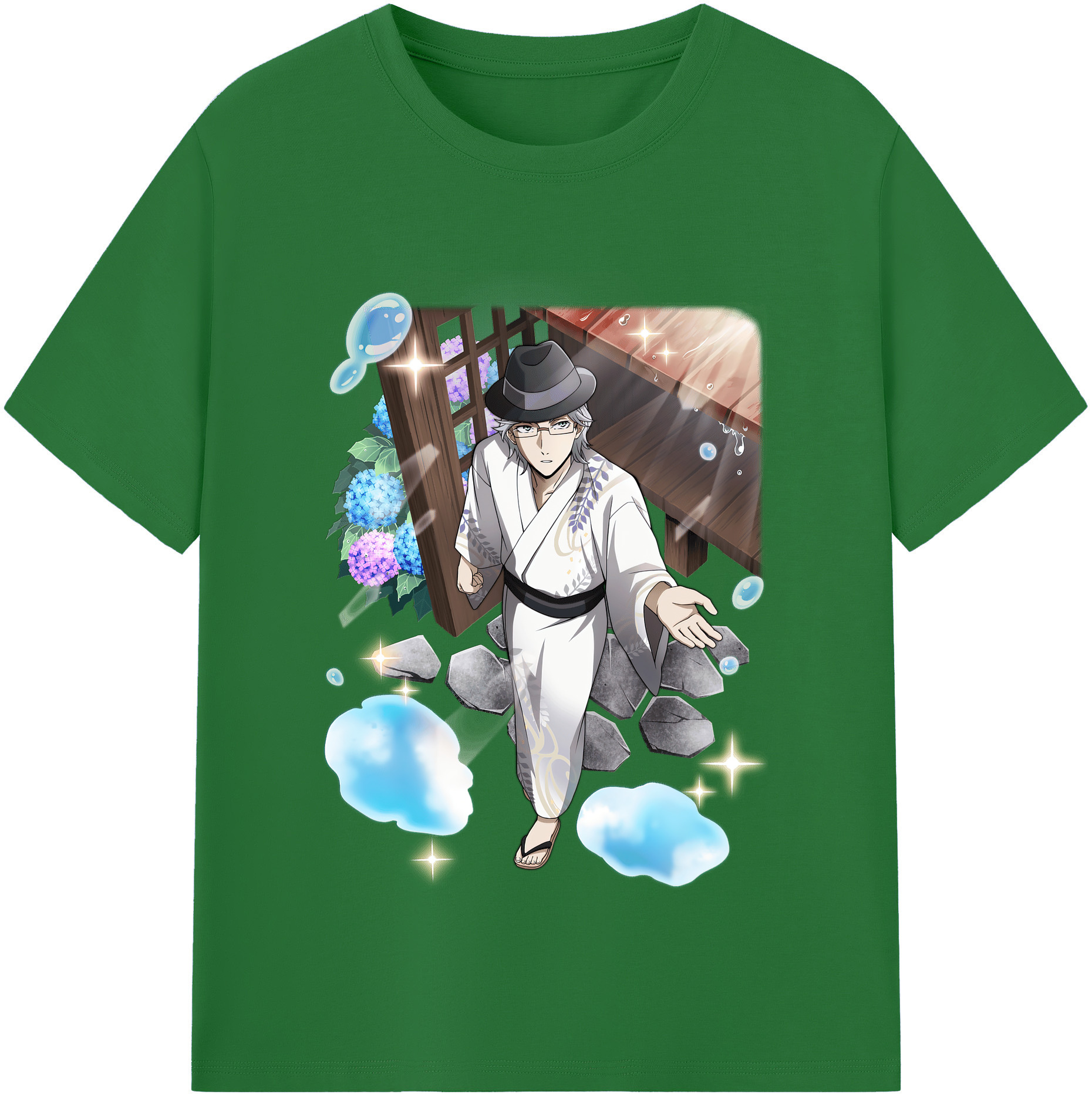 （画像用） 文豪ストレイドッグス Bungo Stray Dogs 綿100％半袖Tシャツ（フロントプリント）