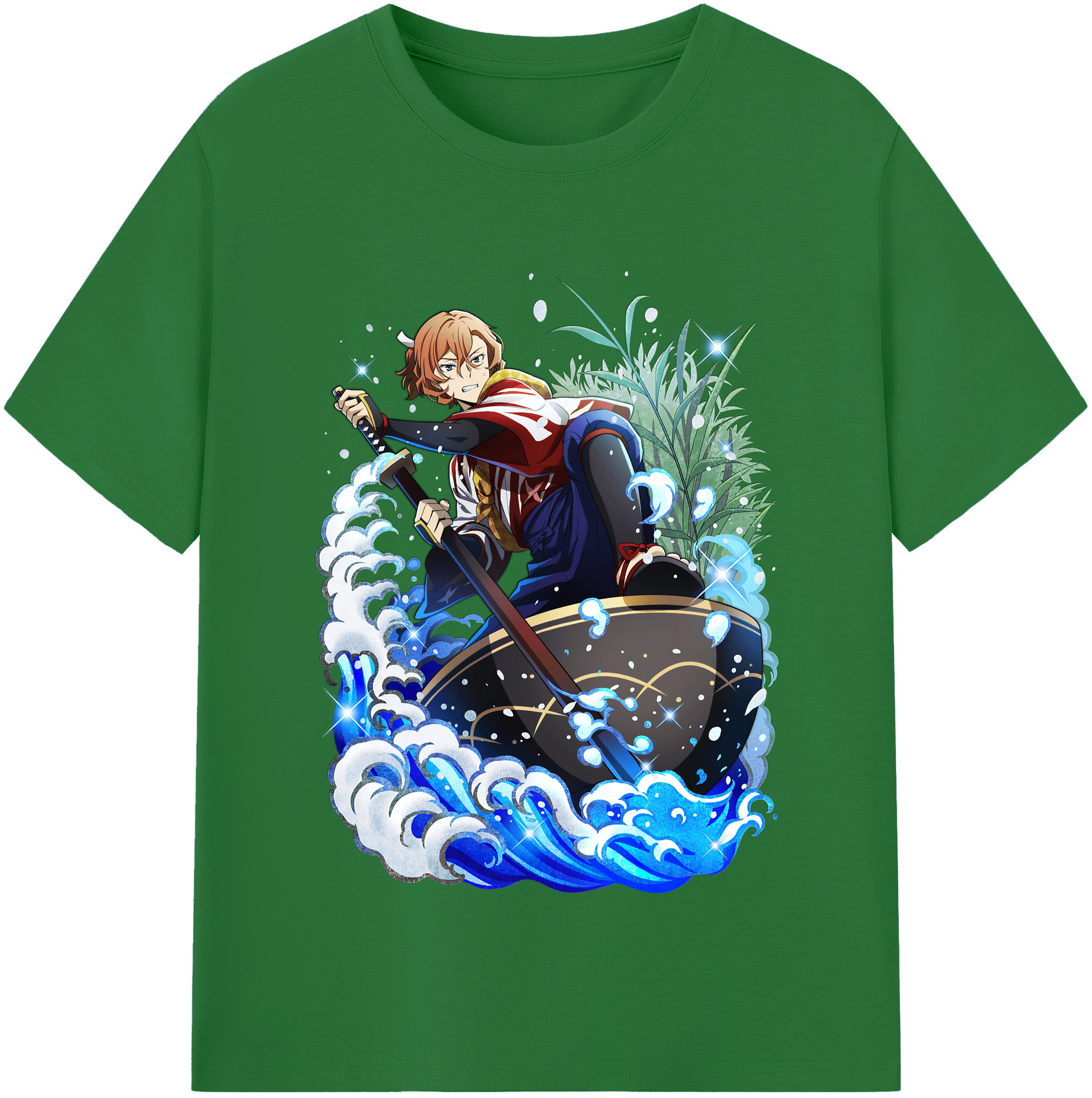 （画像用） 文豪ストレイドッグス Bungo Stray Dogs 綿100％半袖Tシャツ（フロントプリント）