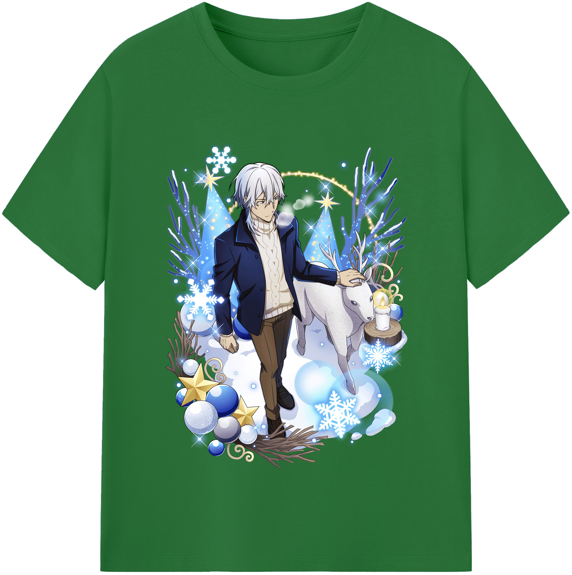 （画像用） 文豪ストレイドッグス Bungo Stray Dogs 綿100％半袖Tシャツ（フロントプリント）