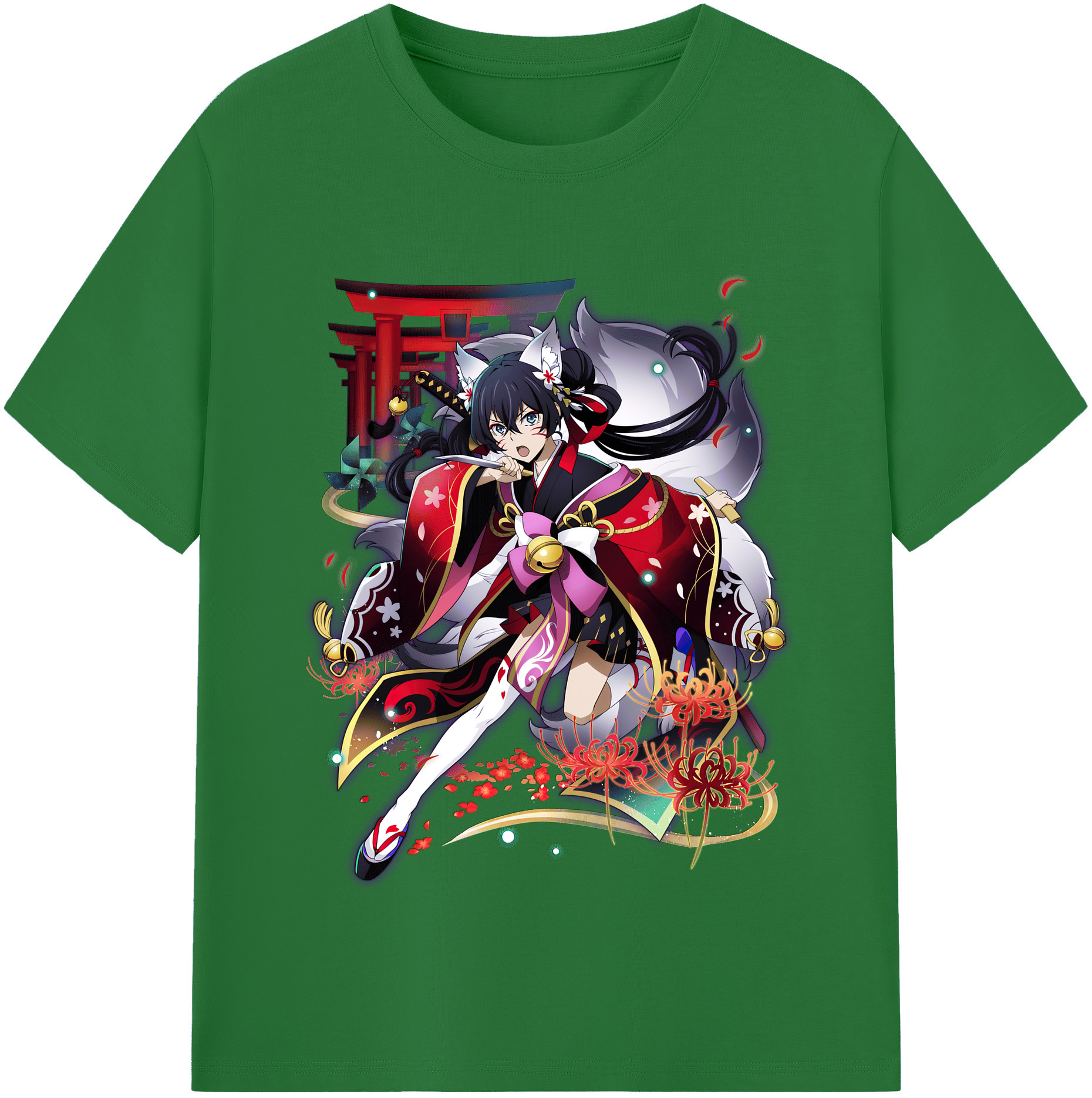 （画像用） 文豪ストレイドッグス Bungo Stray Dogs 綿100％半袖Tシャツ（フロントプリント）