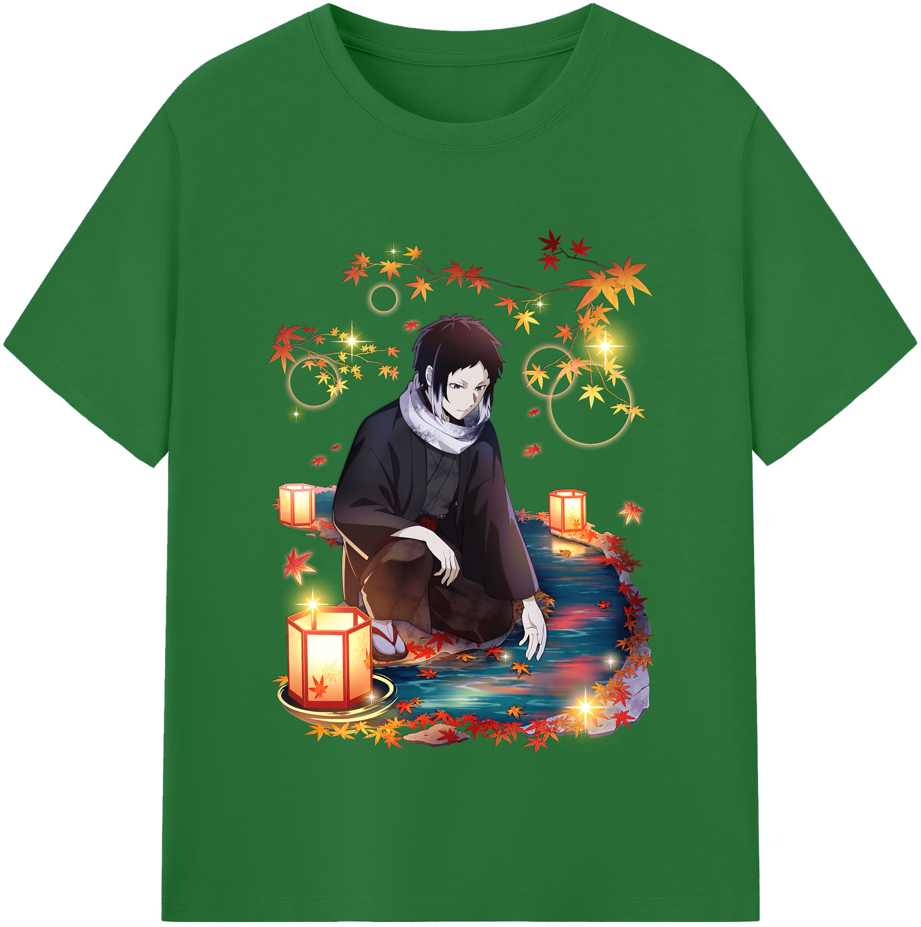 （画像用） 文豪ストレイドッグス Bungo Stray Dogs 綿100％半袖Tシャツ（フロントプリント）