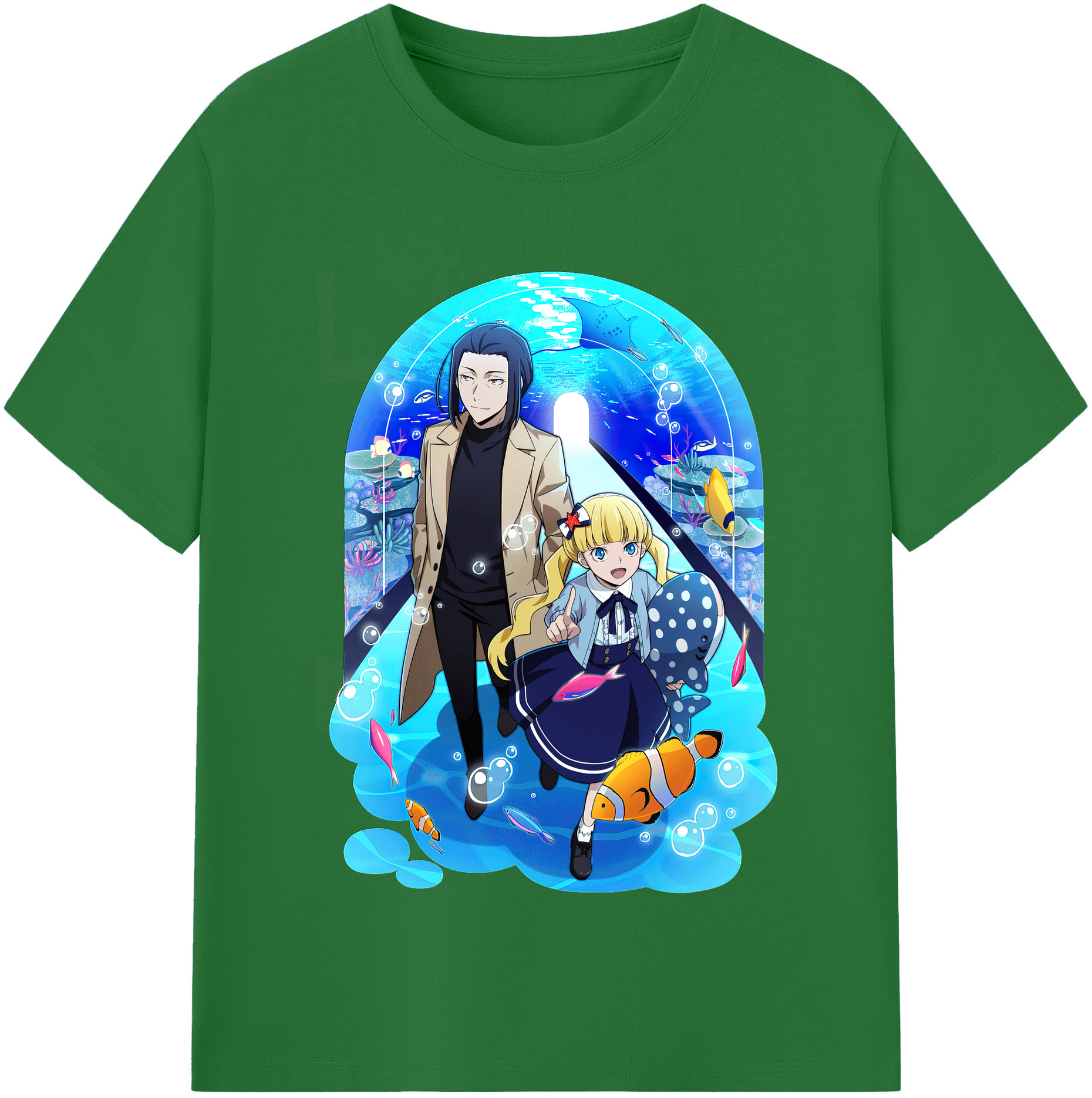 （画像用） 文豪ストレイドッグス Bungo Stray Dogs 綿100％半袖Tシャツ（フロントプリント）